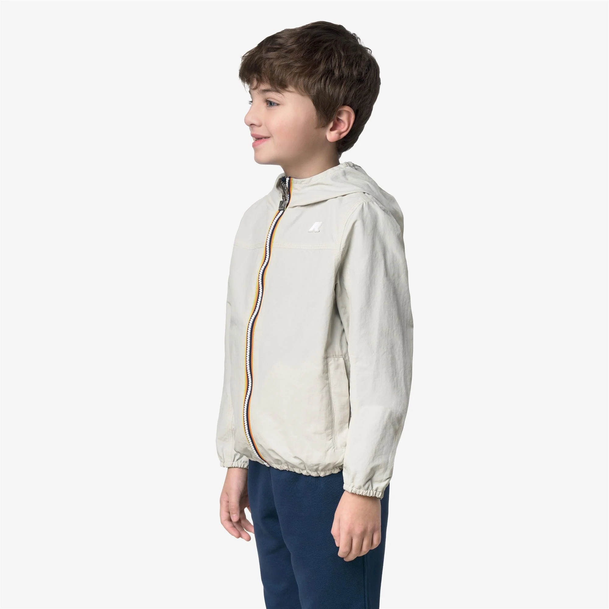 P. JAKE COTTON  REVERSIBLE - Jackets - Short - Boy - BEIGE LT-BLUE INSIGNIA - Image 5