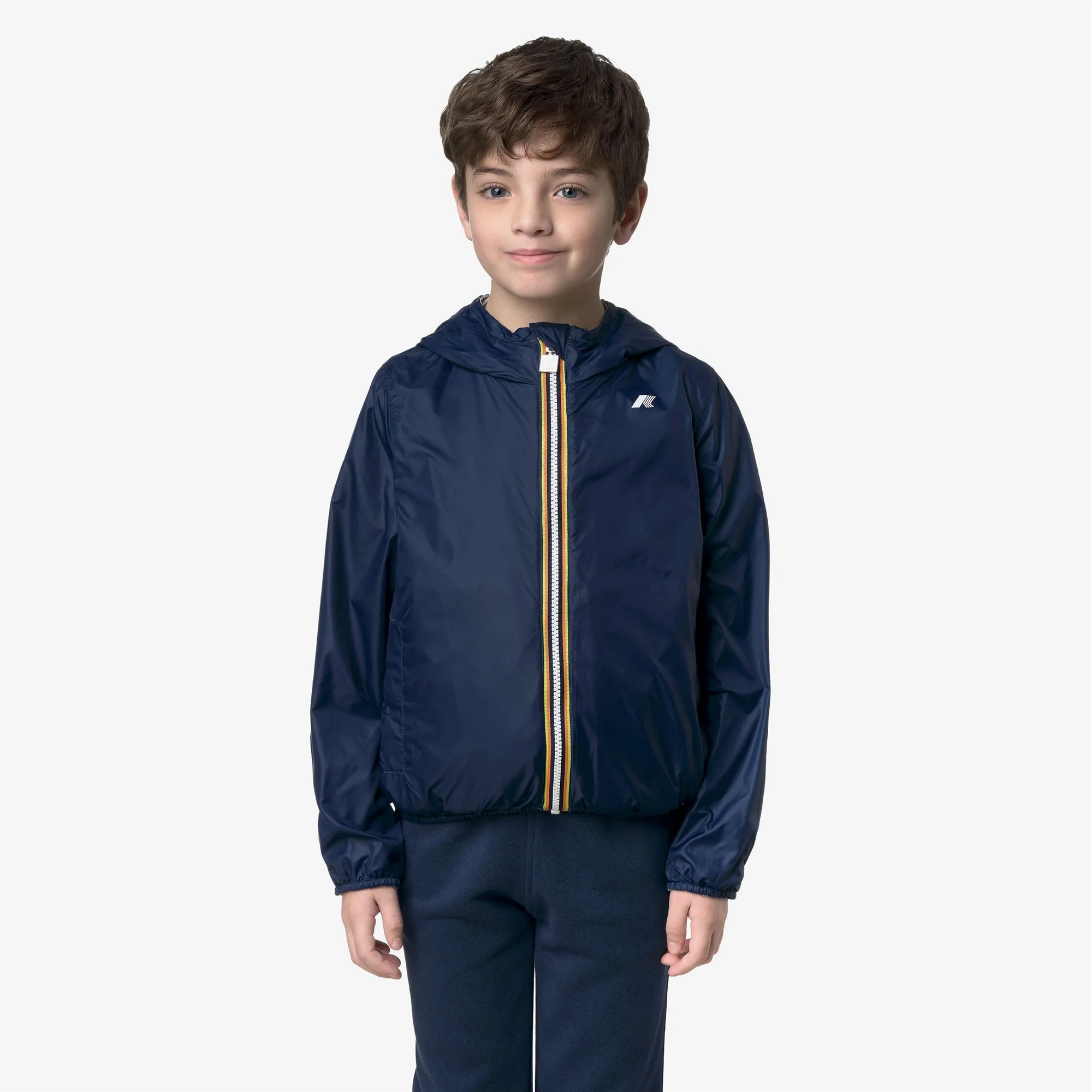 P. JAKE PLUS.2 REVERSIBLE - Jackets - Short - Boy - BEIGE LT-BLUE INSIGNIA - Image 3