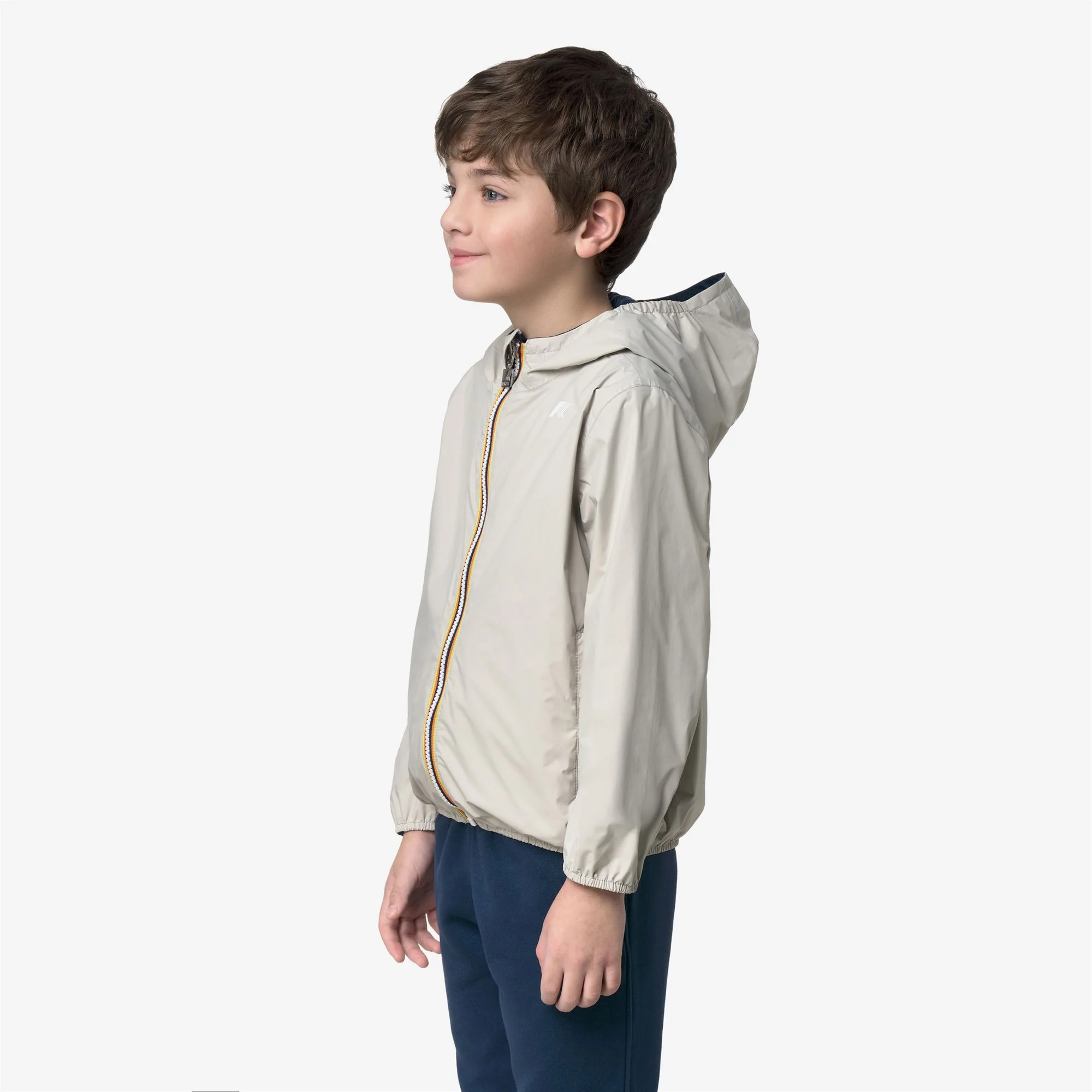 P. JAKE PLUS.2 REVERSIBLE - Jackets - Short - Boy - BEIGE LT-BLUE INSIGNIA - Image 5