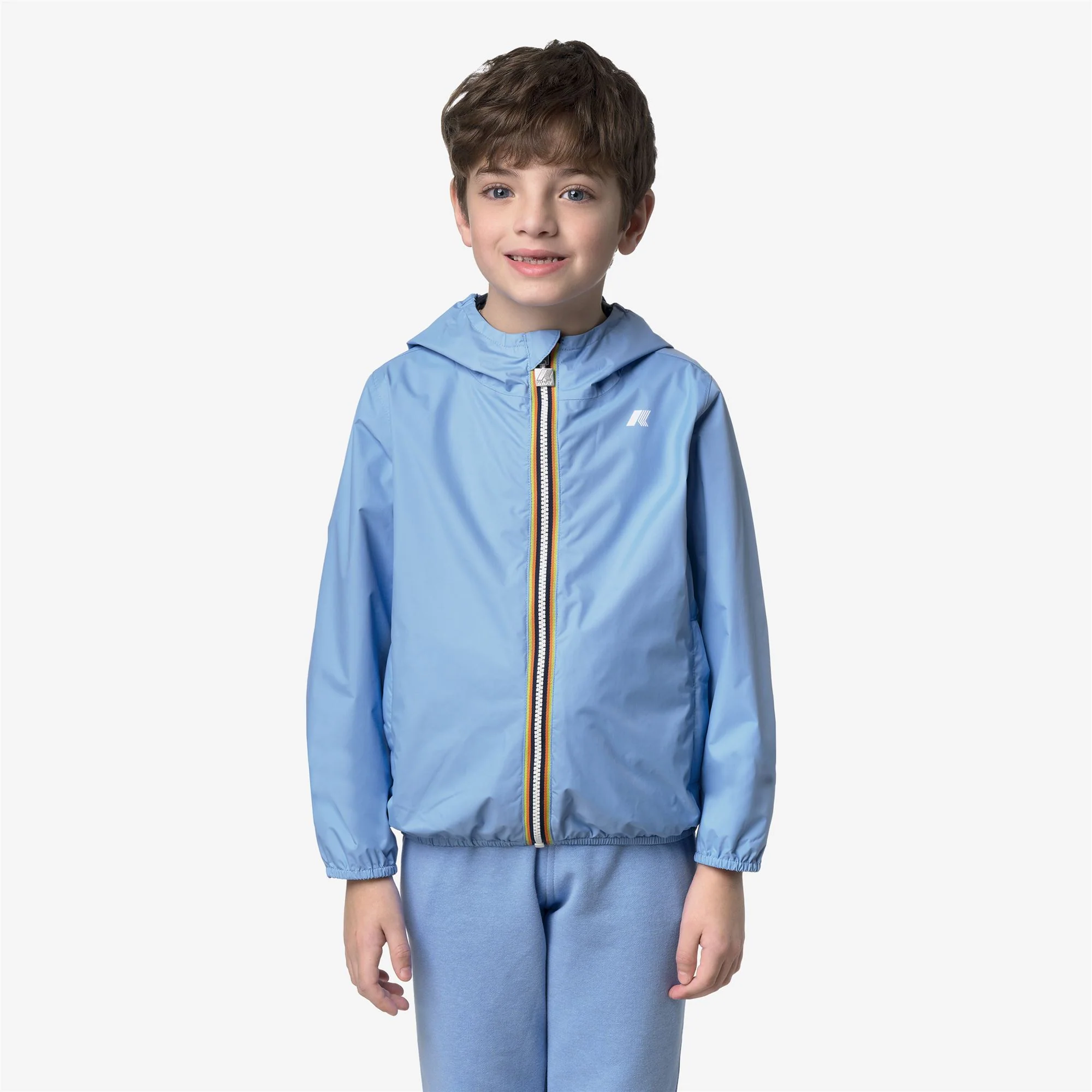 P. JAKE PLUS.2 REVERSIBLE - Jackets - Short - Boy - BLUE CIELO-BLUE DEPTH - Image 4