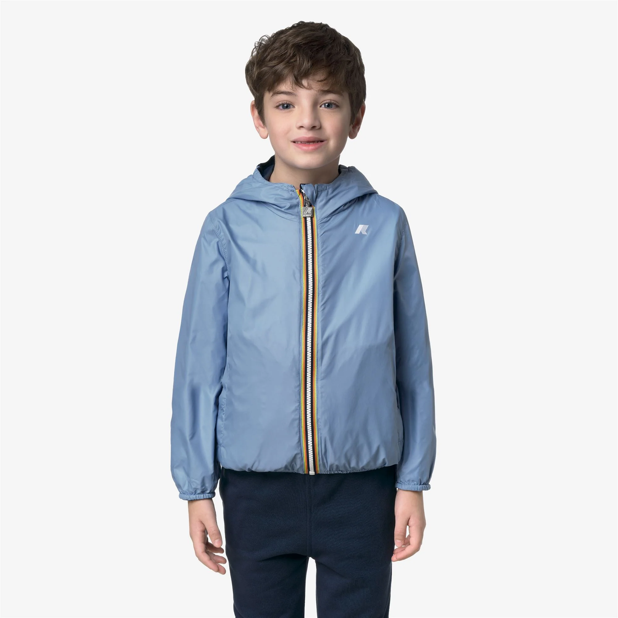 P. JAKE PLUS.2 REVERSIBLE - Jackets - Short - Boy - BLUE INSIGNIA-BLUE CIELO - Image 3
