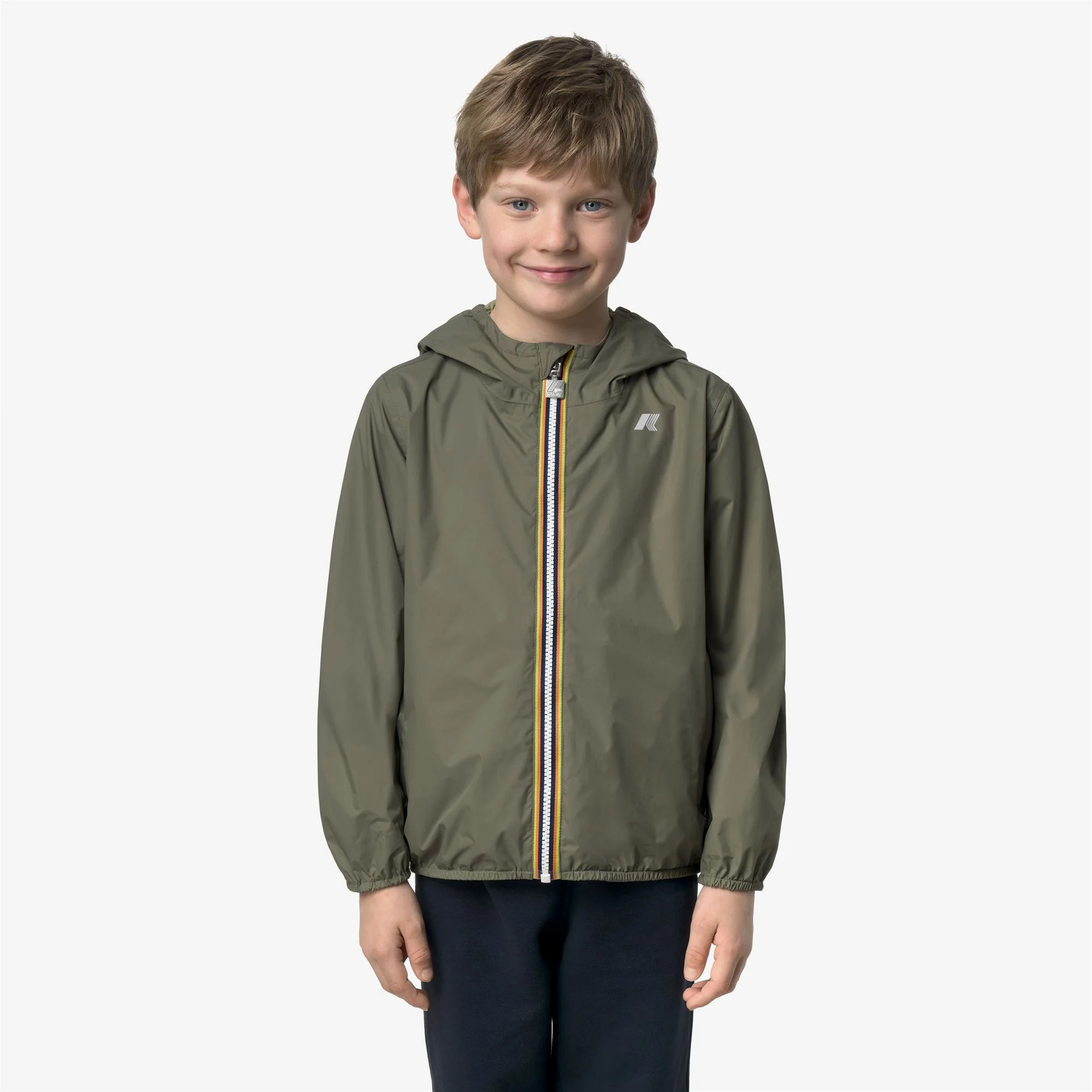 P. JAKE PLUS.2 REVERSIBLE - Jackets - Short - Boy - GREEN-LIME JACQUARD - Image 4