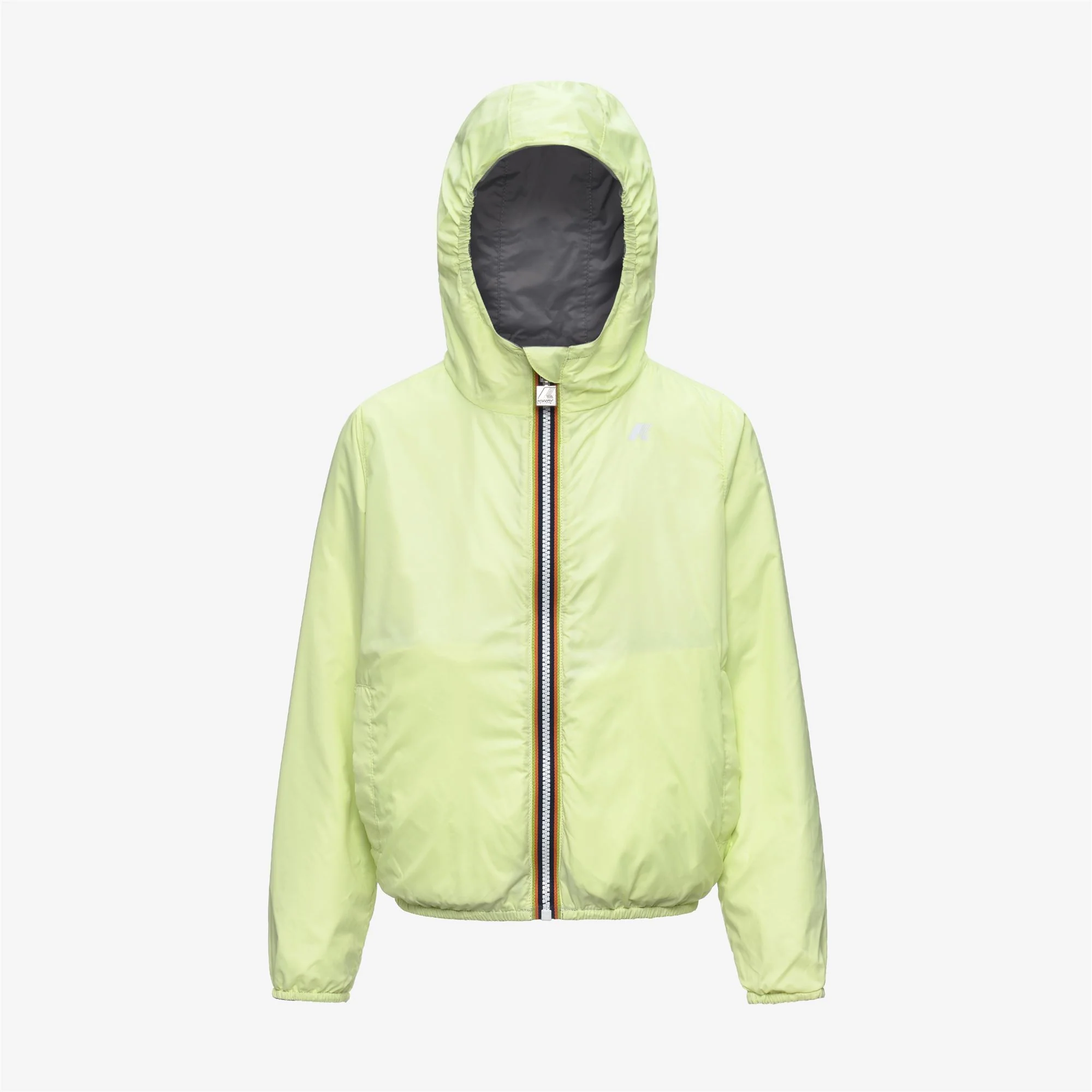 P. JAKE PLUS.2 REVERSIBLE - Jackets - Short - Boy - GREY FROST-YELLOW LIME - Image 2