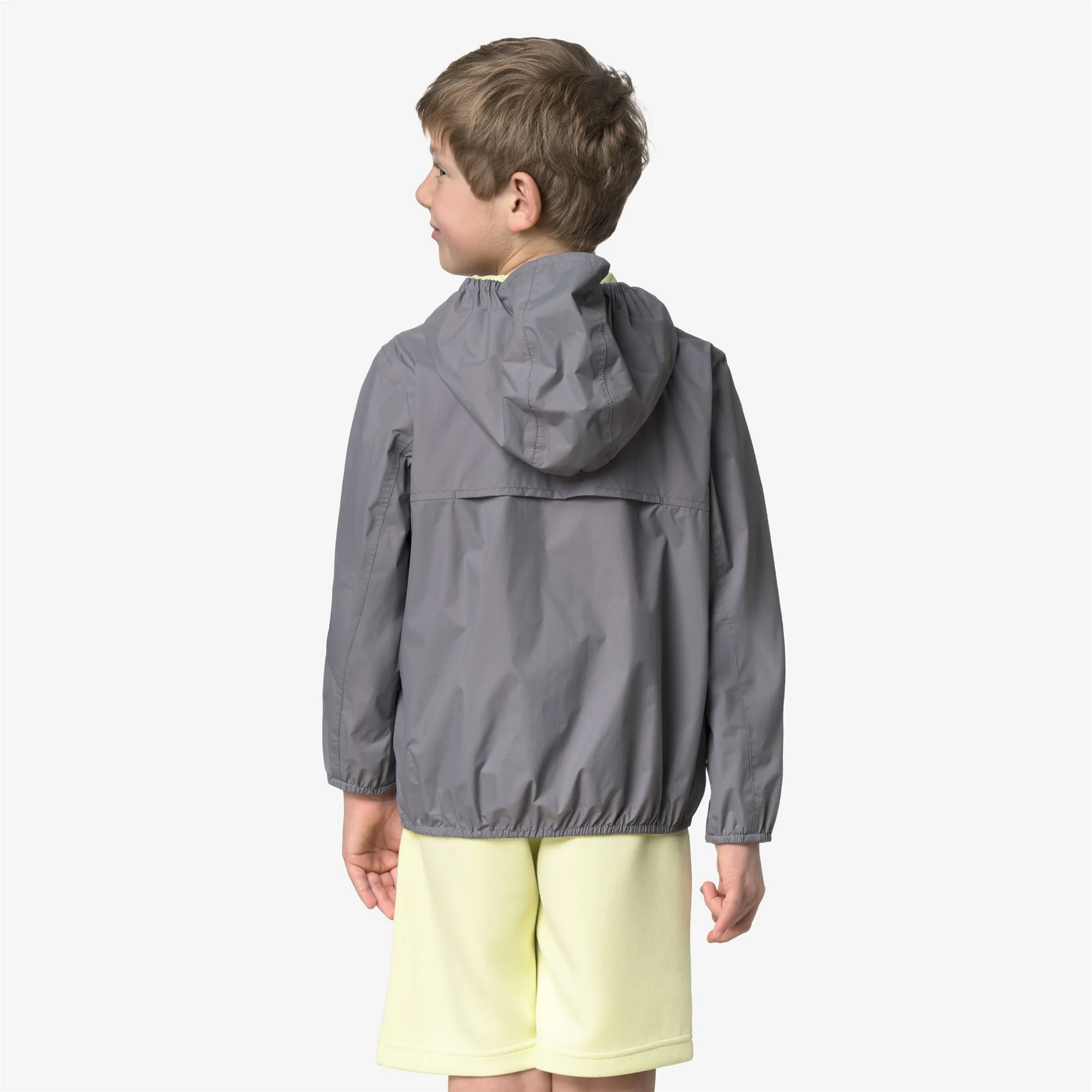 P. JAKE PLUS.2 REVERSIBLE - Jackets - Short - Boy - GREY FROST-YELLOW LIME - Image 6