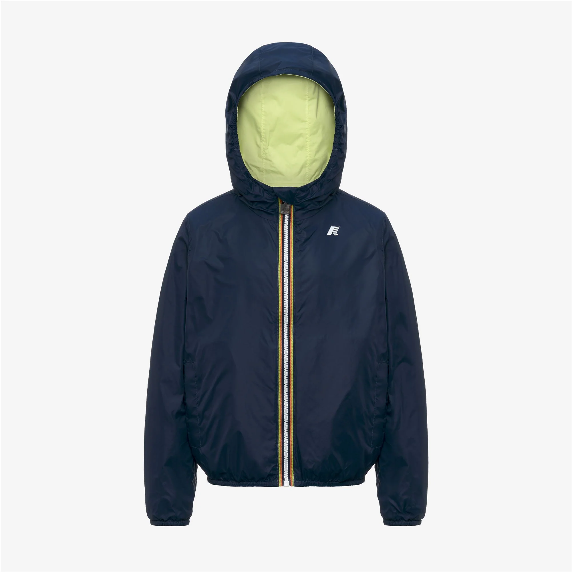 P. JAKE PLUS.2 REVERSIBLE - Jackets - Short - Boy - YELLOW LIME-BLUE INSIGNIA - Image 2
