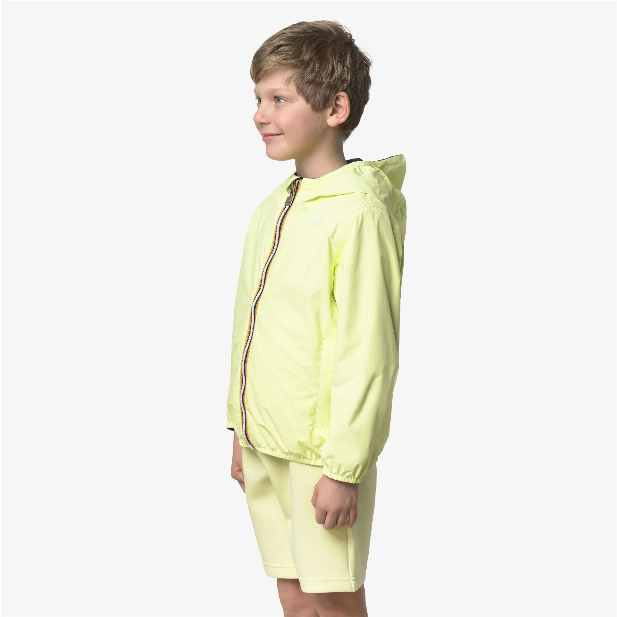 P. JAKE PLUS.2 REVERSIBLE - Jackets - Short - Boy - YELLOW LIME-BLUE INSIGNIA - Image 5