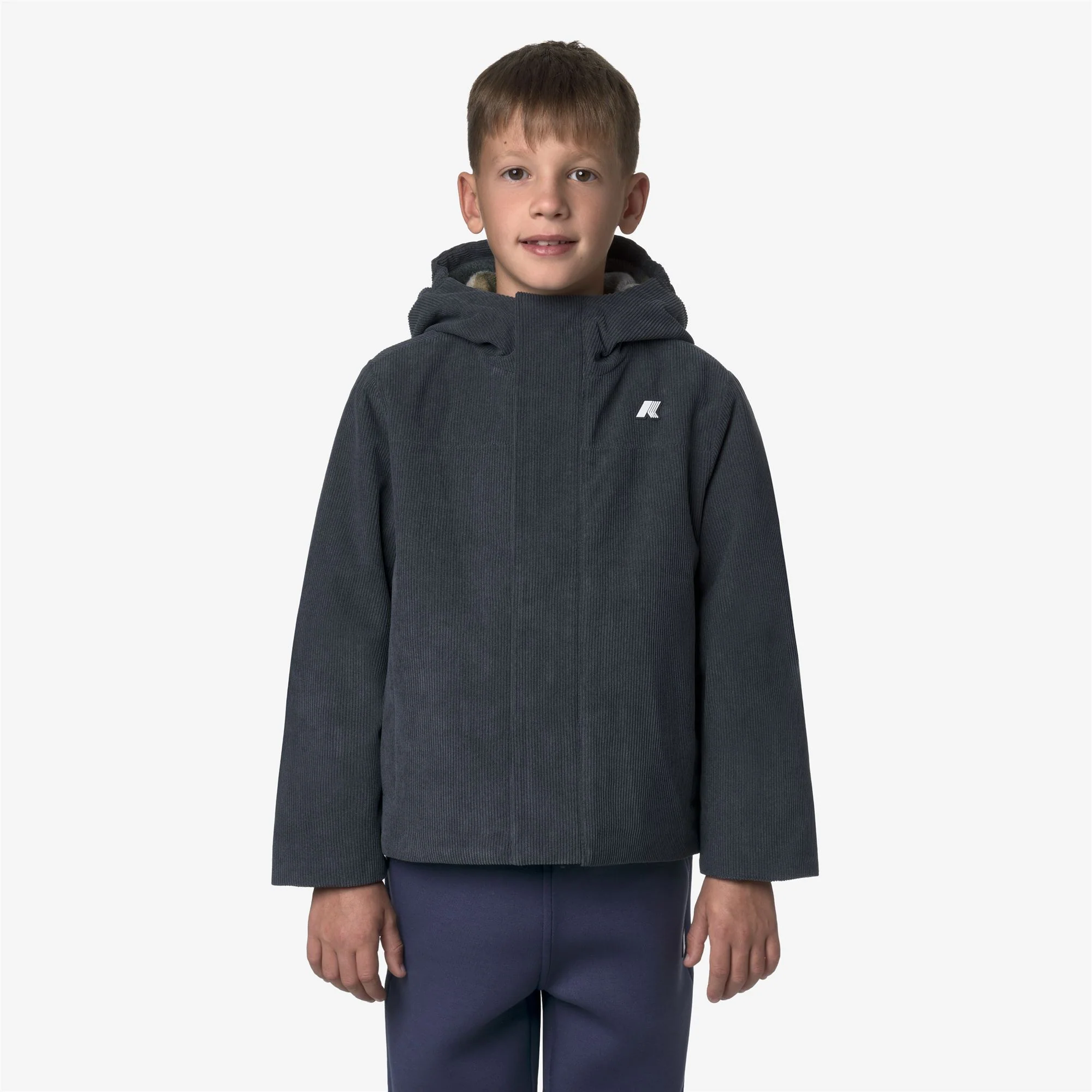 P. SHARILLE CORDUROY - Jackets - Jacket - Boy - BLUE-TARTAN COMBO - Image 4