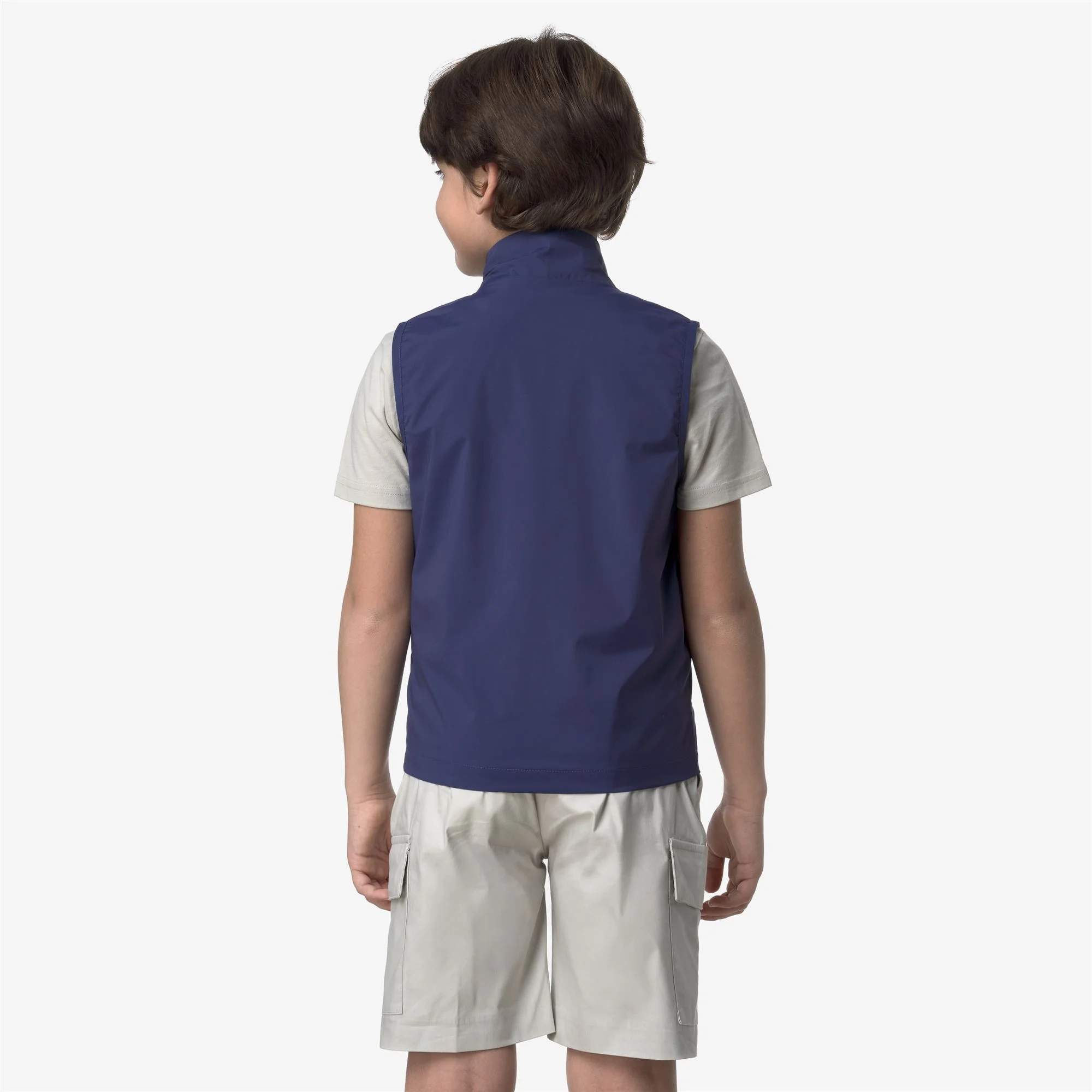 P. VALEN STRETCH NYLON JERSEY - Jackets - Vest - Boy - BLUE DEEP COBALT - Image 5