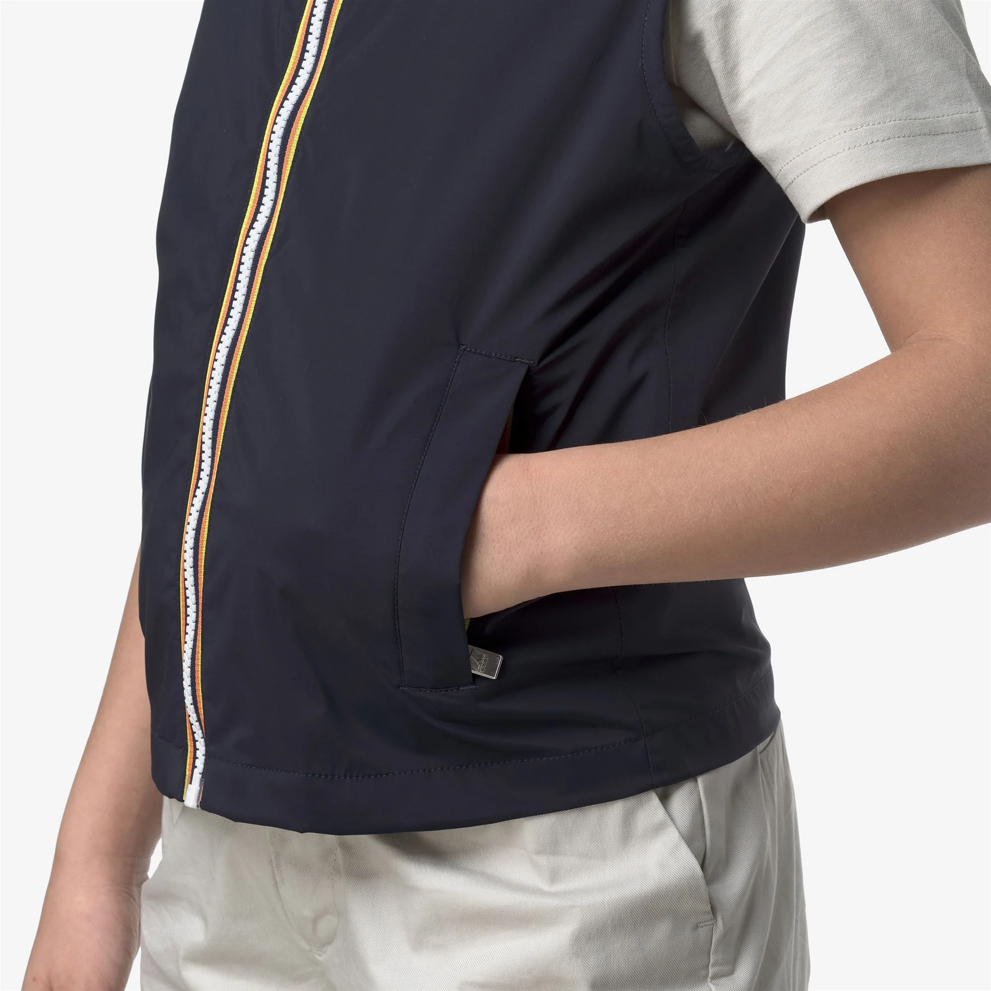 P. VALEN STRETCH NYLON JERSEY - Jackets - Vest - Boy - BLUE DEPTH - Image 2