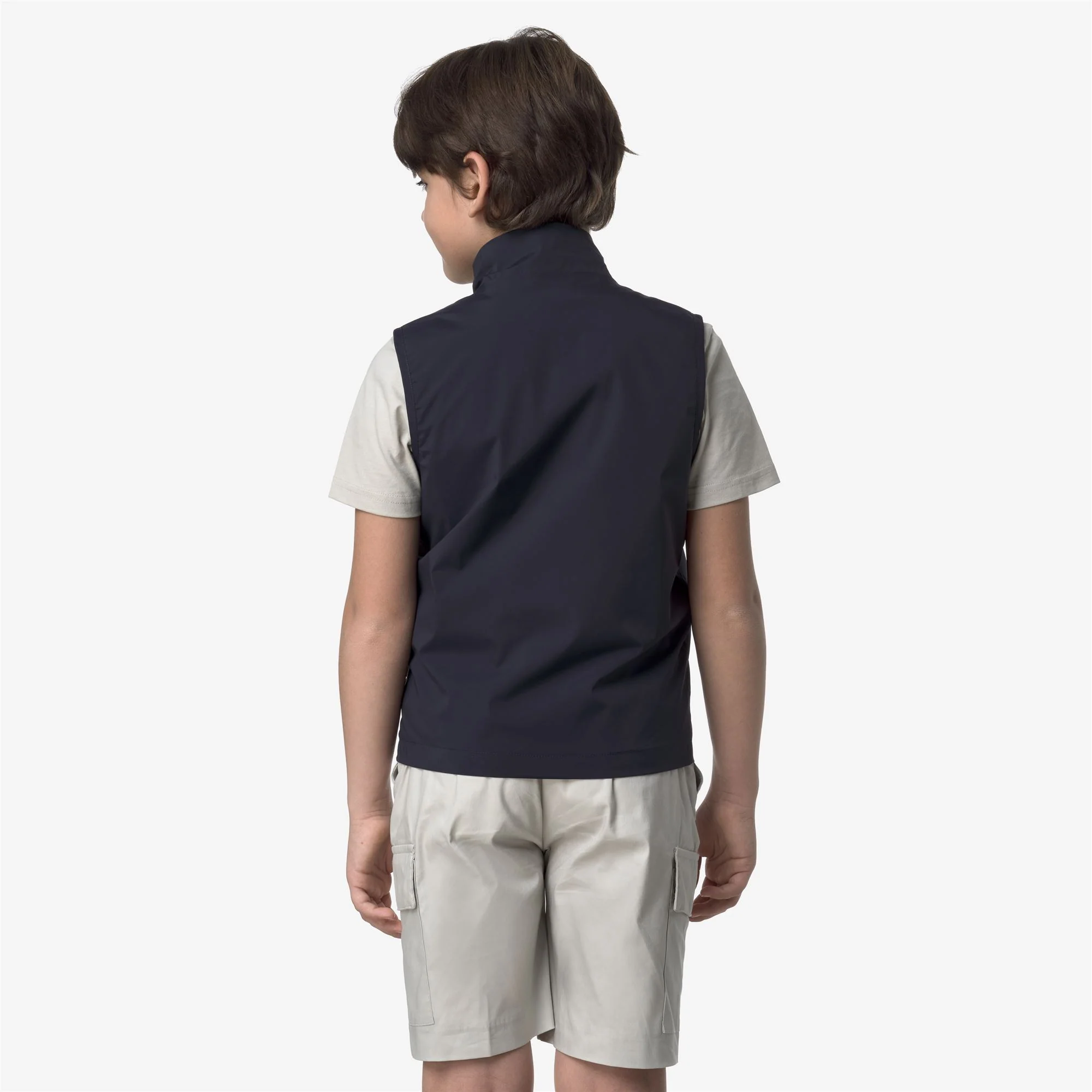 P. VALEN STRETCH NYLON JERSEY - Jackets - Vest - Boy - BLUE DEPTH - Image 5