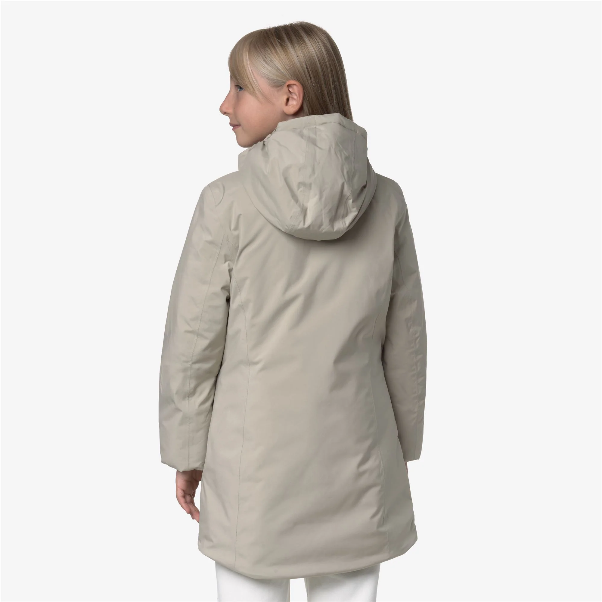 P. DENISE SOFT TOUCH MARMOTTA - Jackets - Mid - Girl - BEIGE CASHMERE-GREY GOAT - Image 5