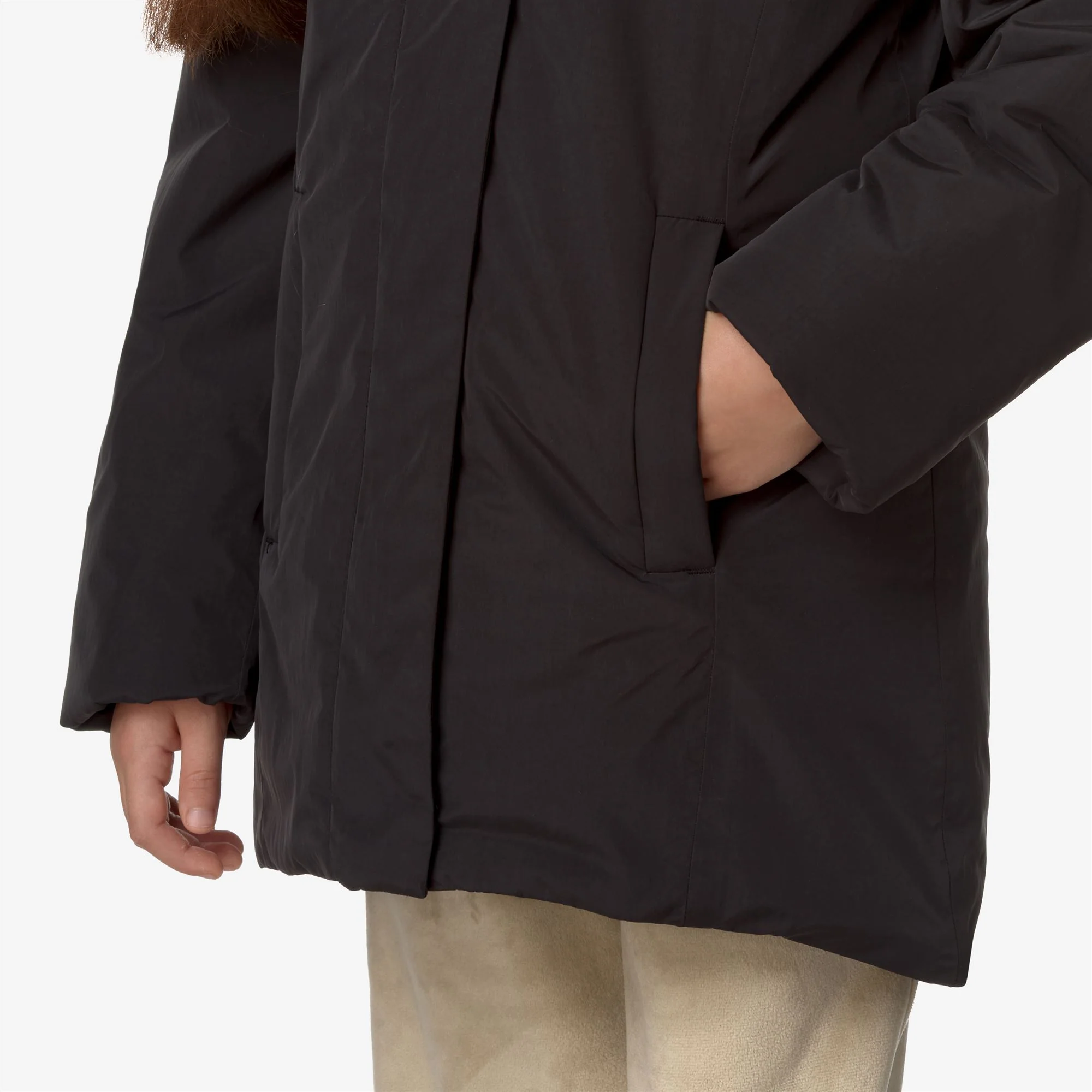 P. DENISE SOFT TOUCH MARMOTTA - Jackets - Mid - Girl - BLACK P-BLUE A - Image 2