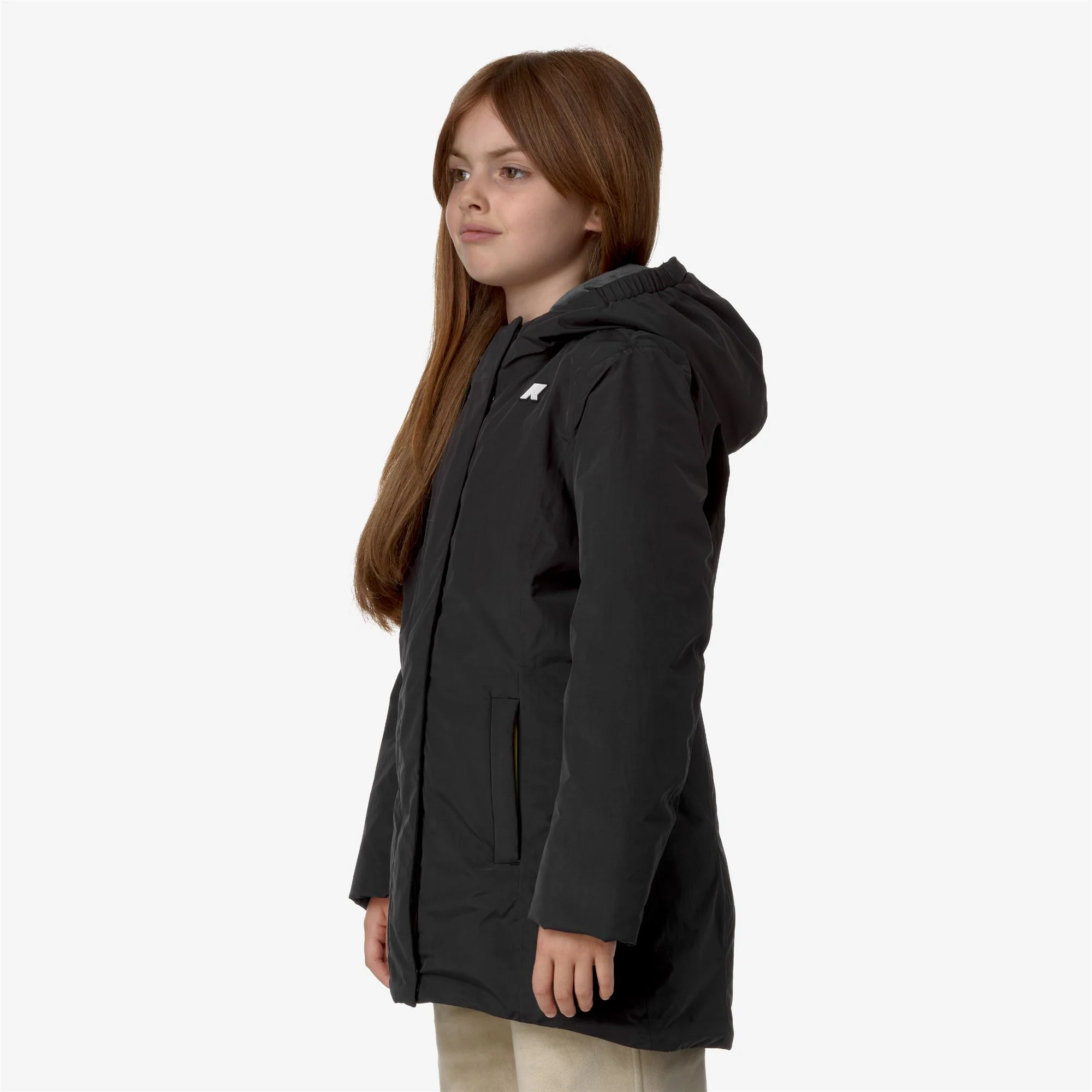 P. DENISE SOFT TOUCH MARMOTTA - Jackets - Mid - Girl - BLACK P-BLUE A - Image 4