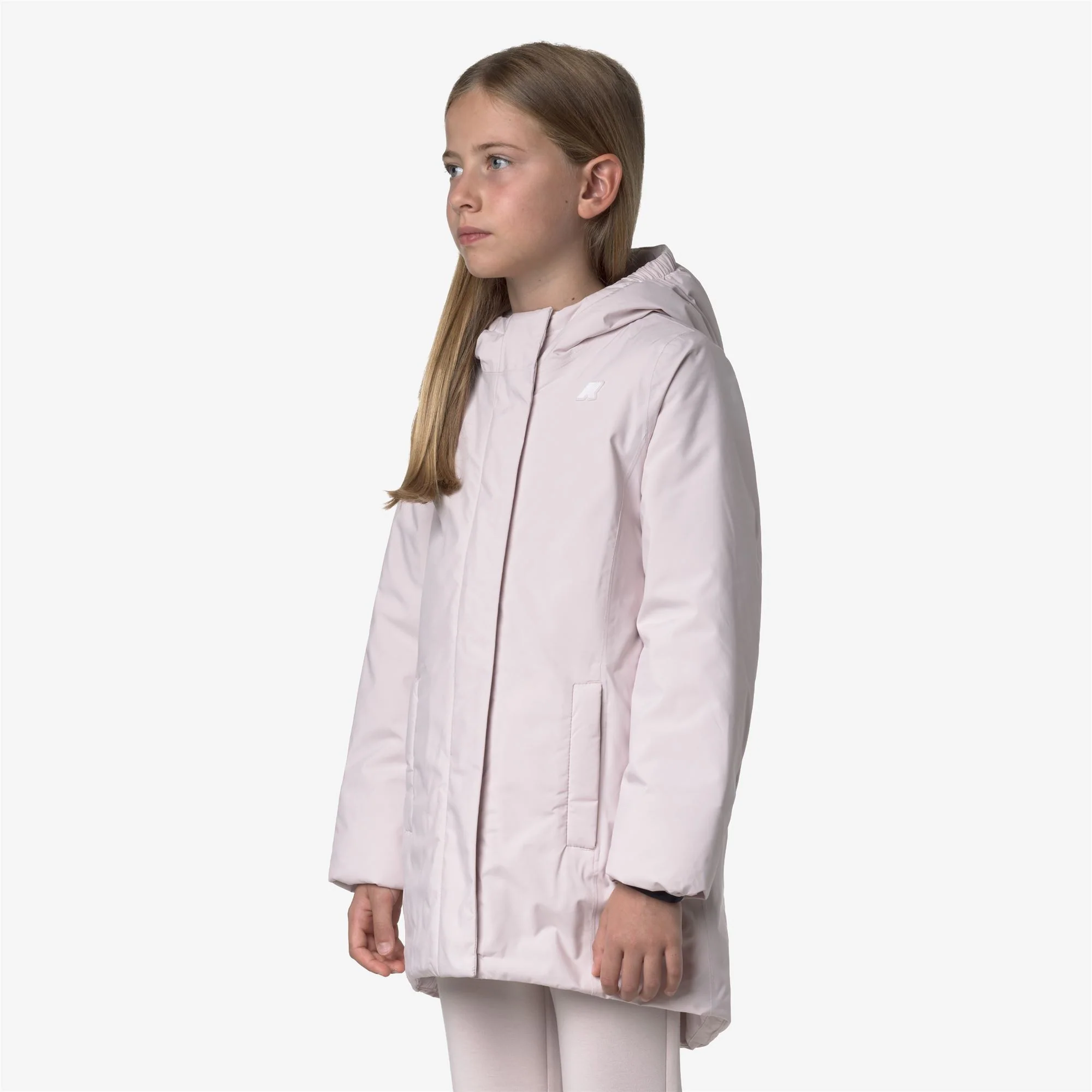 P. DENISE SOFT TOUCH MARMOTTA - Jackets - Mid - Girl - ROSE HUSHED-GREY GOAT - Image 4