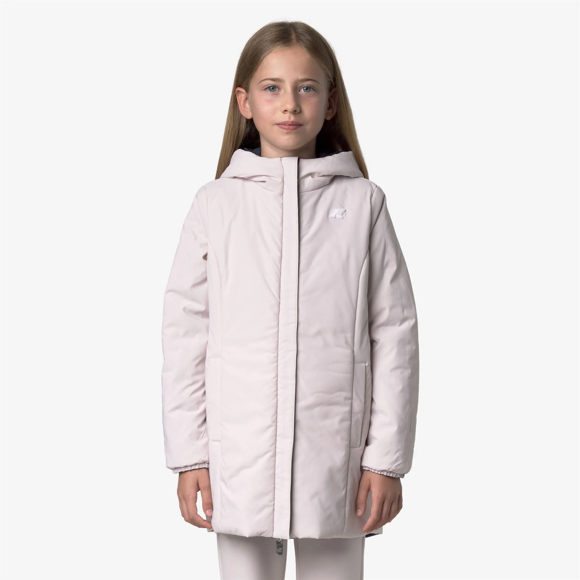 P. DENISE ST WARM REVERSIBLE - Jackets - Mid - Girl - BLUE DEPTH-ROSE HUSHED - Image 3