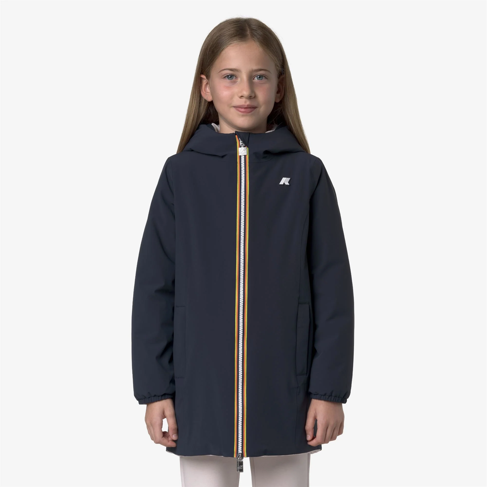 P. DENISE ST WARM REVERSIBLE - Jackets - Mid - Girl - BLUE DEPTH-ROSE HUSHED - Image 4