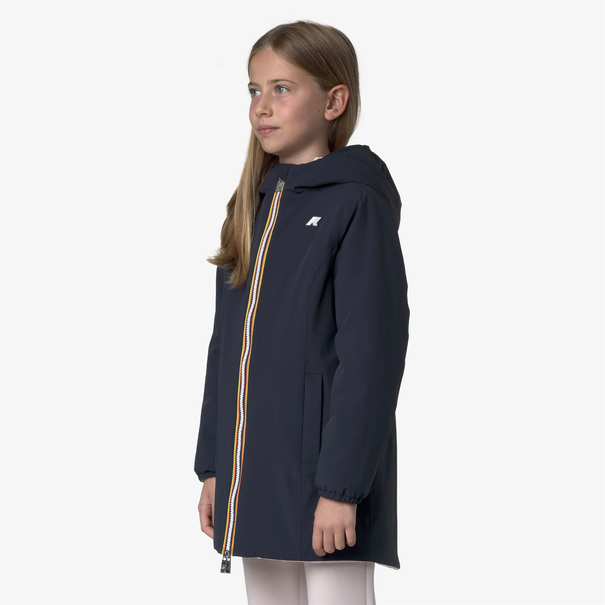 P. DENISE ST WARM REVERSIBLE - Jackets - Mid - Girl - BLUE DEPTH-ROSE HUSHED - Image 5