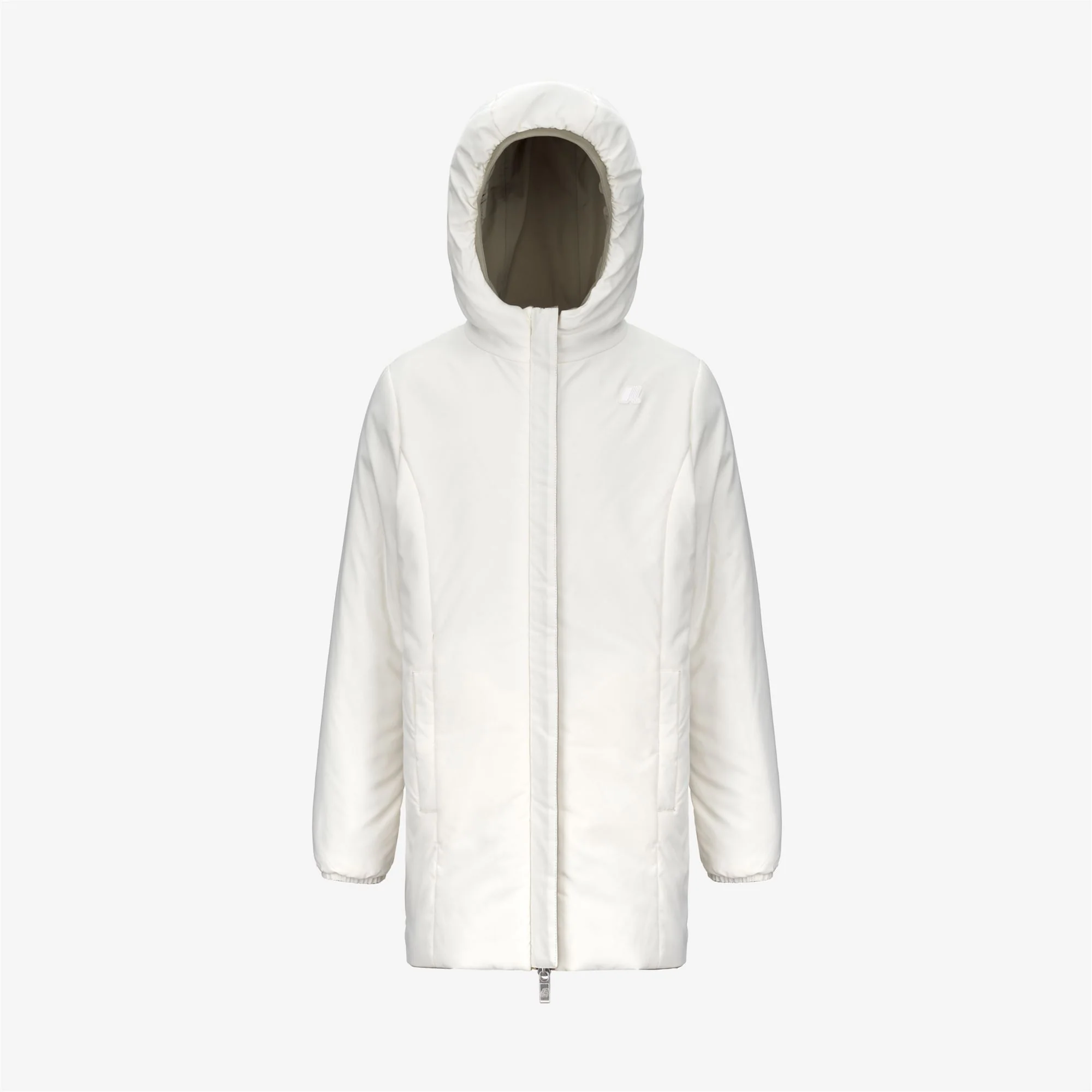 P. DENISE ST WARM REVERSIBLE - Jackets - Mid - Girl - GREEN OAK-WHITE GARDENIA - Image 2