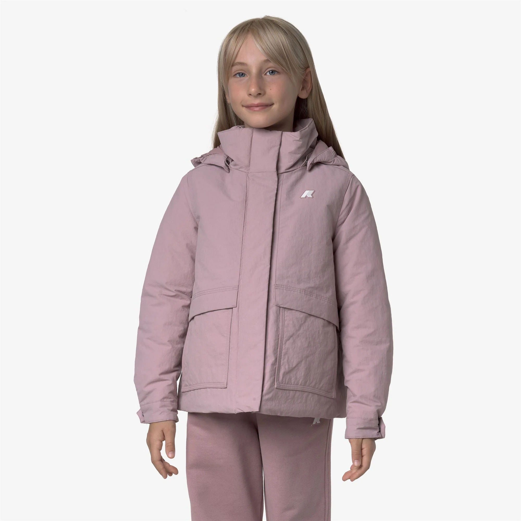 P. KALI WARM COTTON NYLON - Jackets - Short - Girl - ROSE PINKISH - Image 4