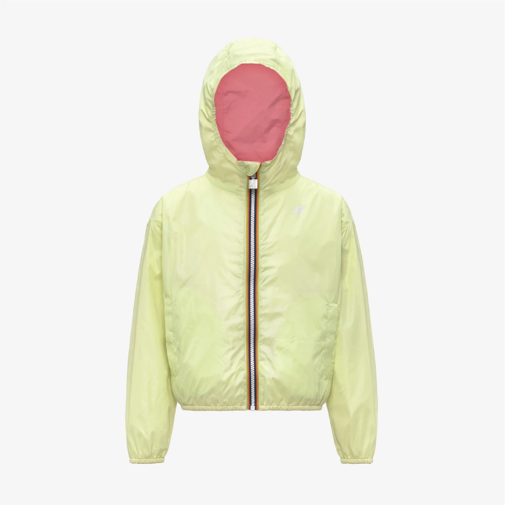 P. LAURETTE PLUS.2 REVERSIBLE - Jackets - Short - Girl - PINK GERANIUM-YELLOW LIME - Image 2