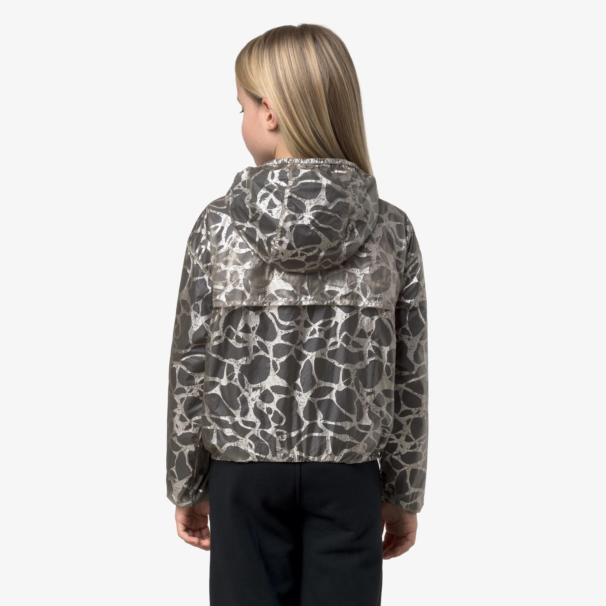 P. LAURETTE SUPER LIGHT LAMI REVERSIBLE - Jackets - Short - Girl - BEIGE LT LAMINATED-BLUE DEPTH - Image 6