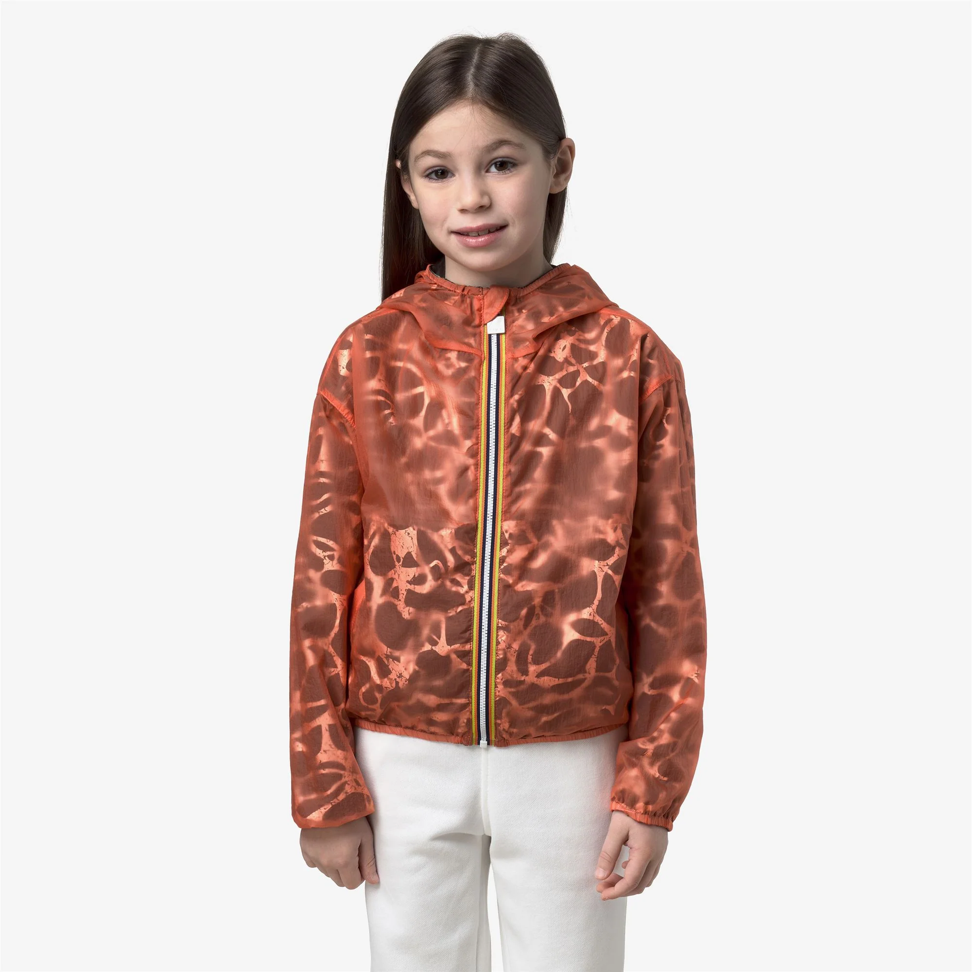 P. LAURETTE SUPER LIGHT LAMI REVERSIBLE - Jackets - Short - Girl - GREEN L LAMINATED-PINK P - Image 3