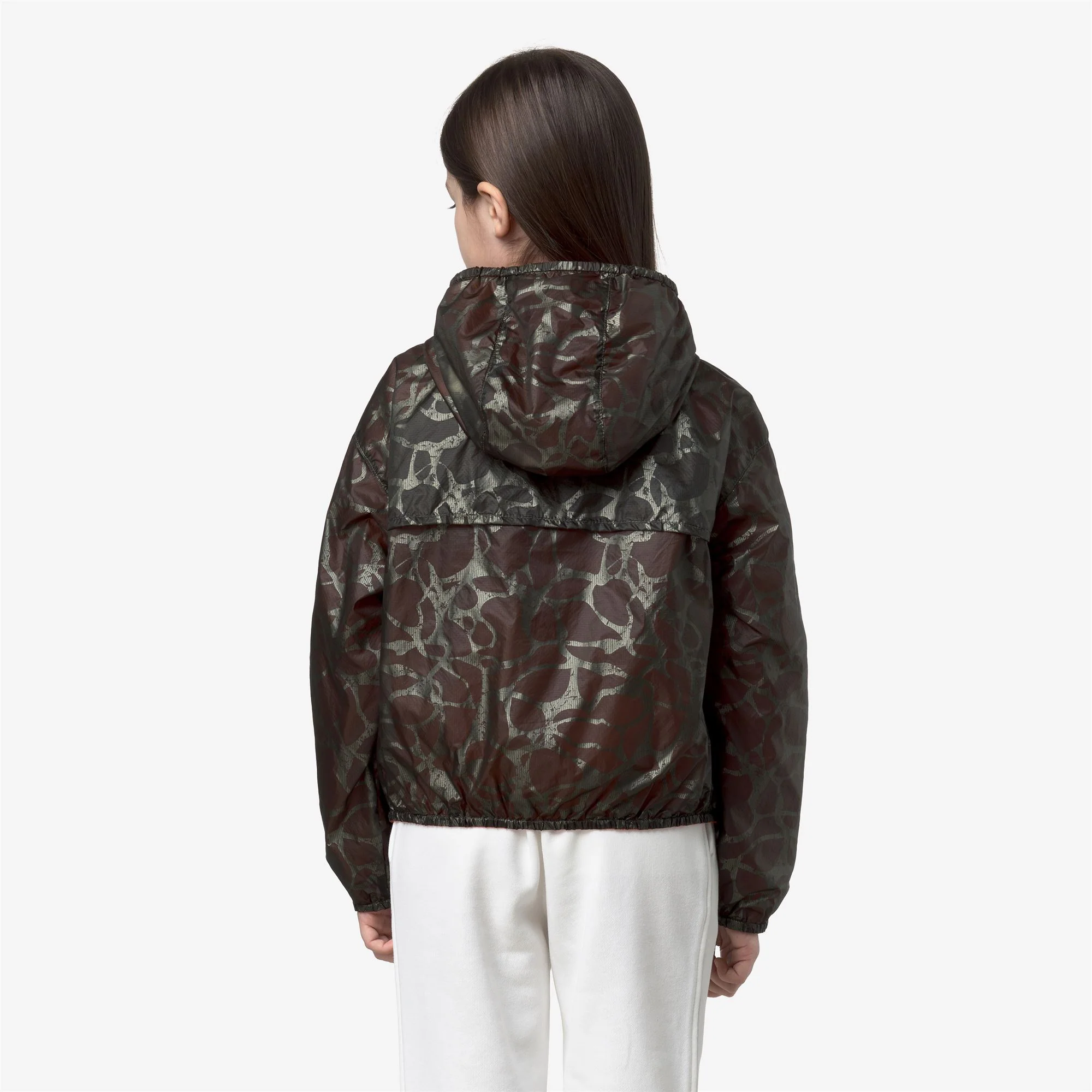 P. LAURETTE SUPER LIGHT LAMI REVERSIBLE - Jackets - Short - Girl - GREEN L LAMINATED-PINK P - Image 6