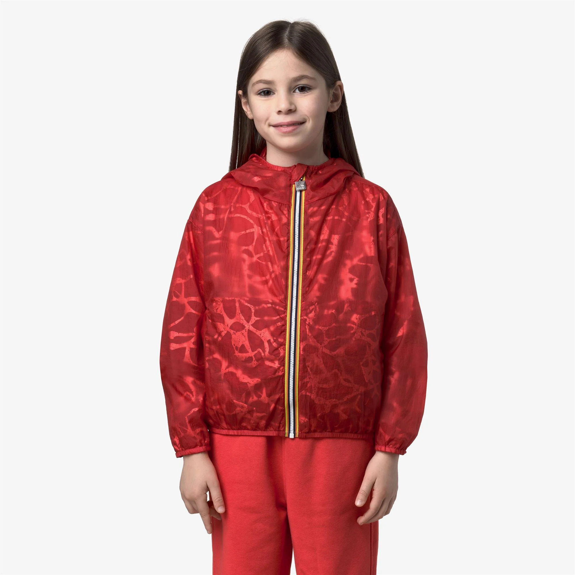 P. LAURETTE SUPER LIGHT LAMI REVERSIBLE - Jackets - Short - Girl - RED POPPY LAMINATED-RED POPPY - Image 3