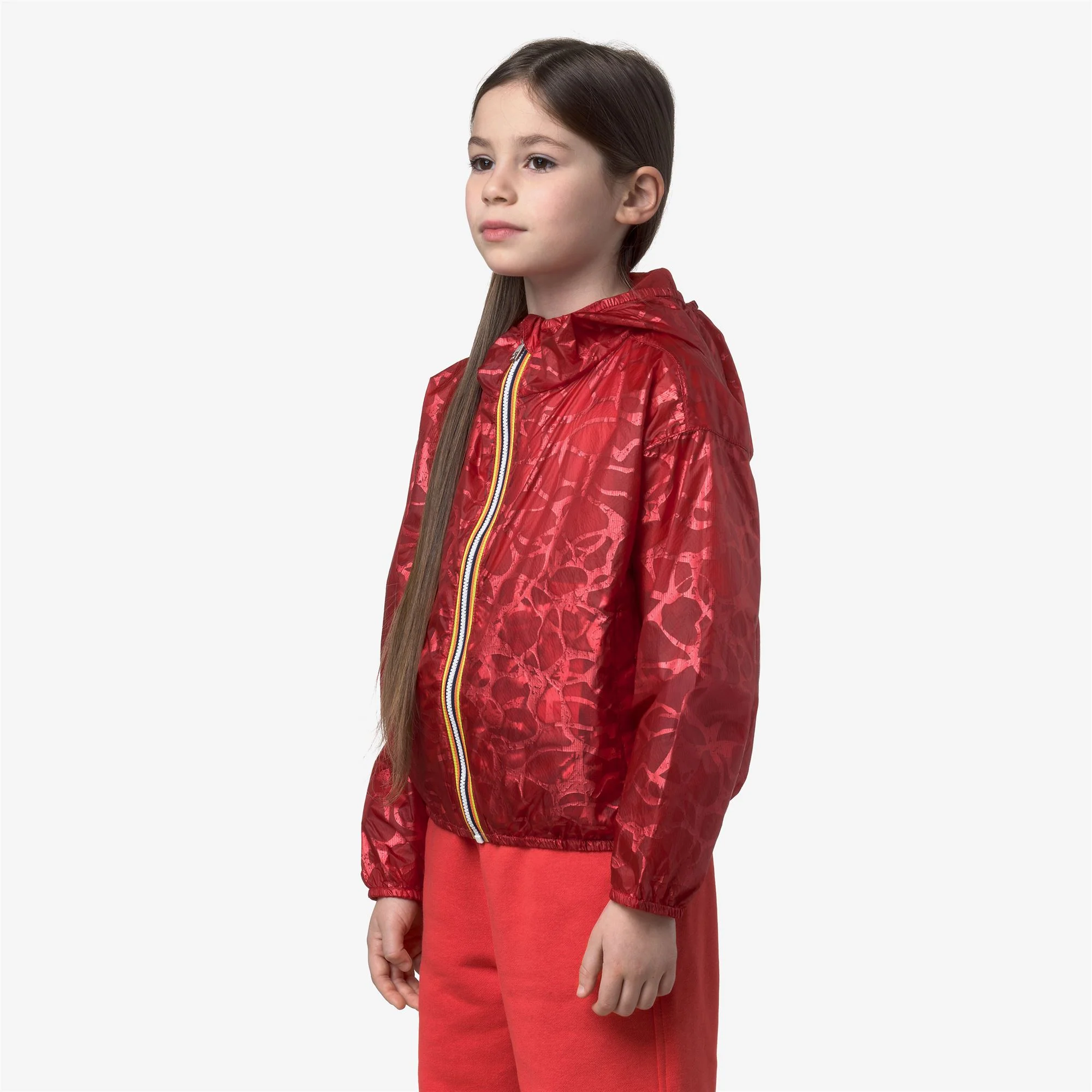 P. LAURETTE SUPER LIGHT LAMI REVERSIBLE - Jackets - Short - Girl - RED POPPY LAMINATED-RED POPPY - Image 5