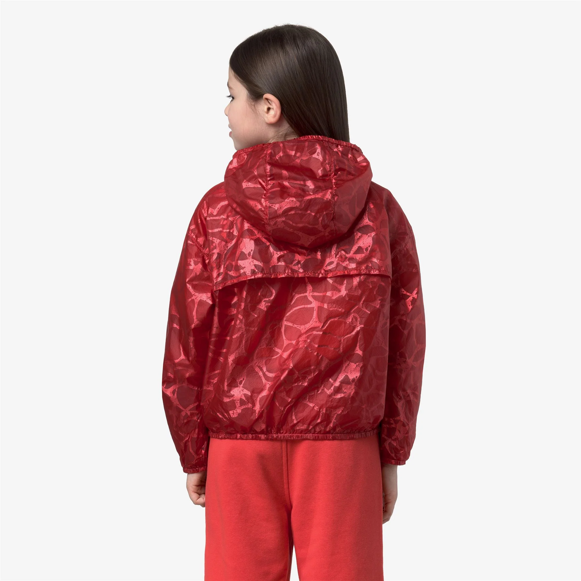 P. LAURETTE SUPER LIGHT LAMI REVERSIBLE - Jackets - Short - Girl - RED POPPY LAMINATED-RED POPPY - Image 6