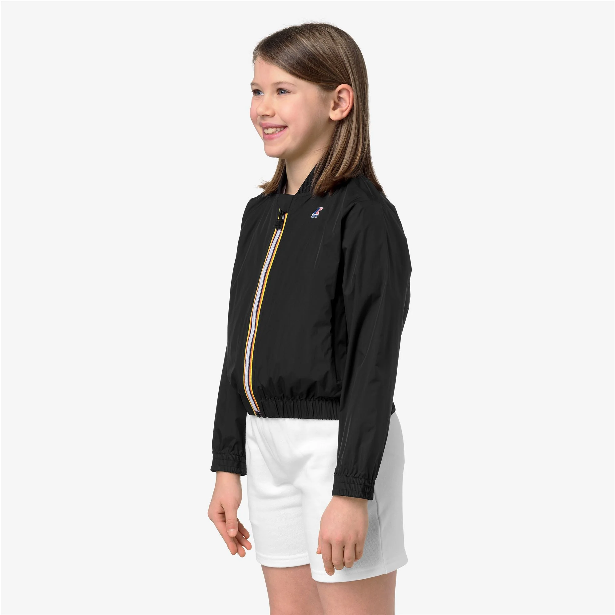 P. LE VRAI 4.0 AZELIE - Jackets - Short - Girl - BLACK PURE - Image 5