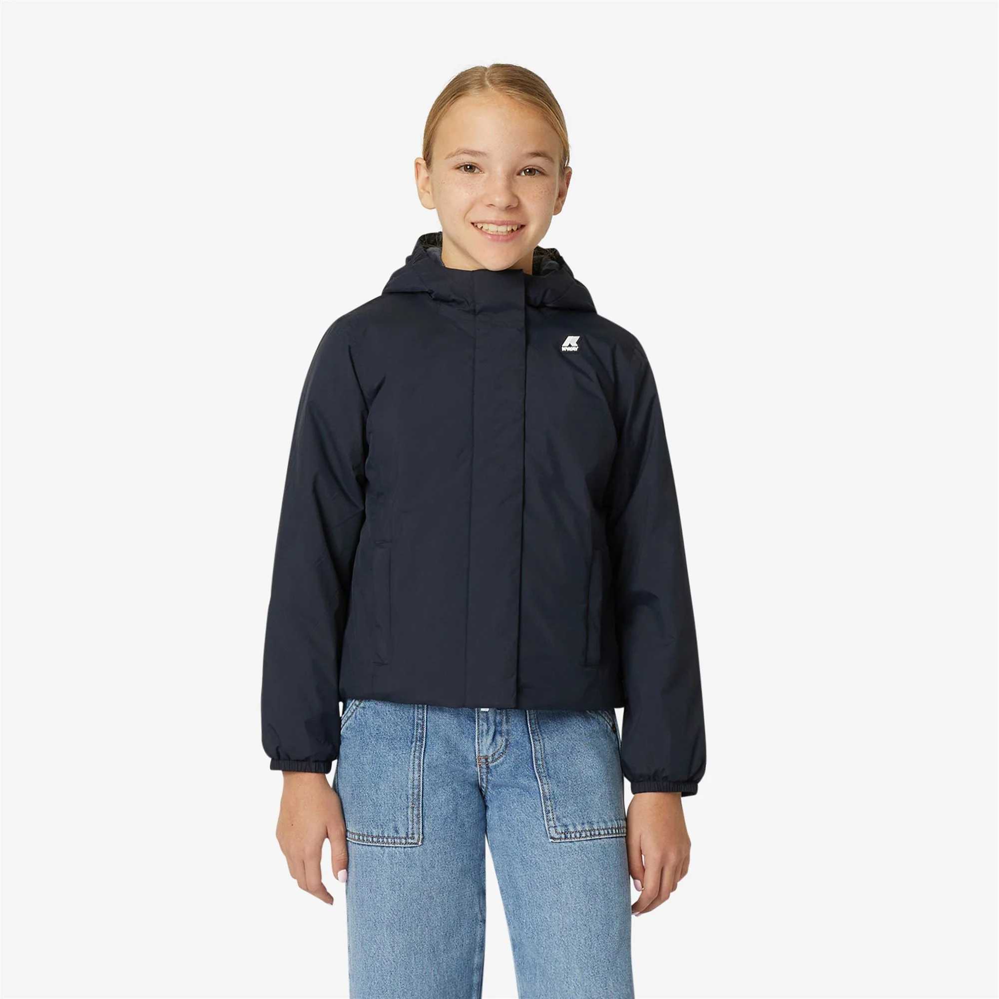 P. LILY MICRO RIPSTOP MARMOTTA - Jackets - Short - Girl - BLUE DEPTH-BLUE DEPTHS - Image 3