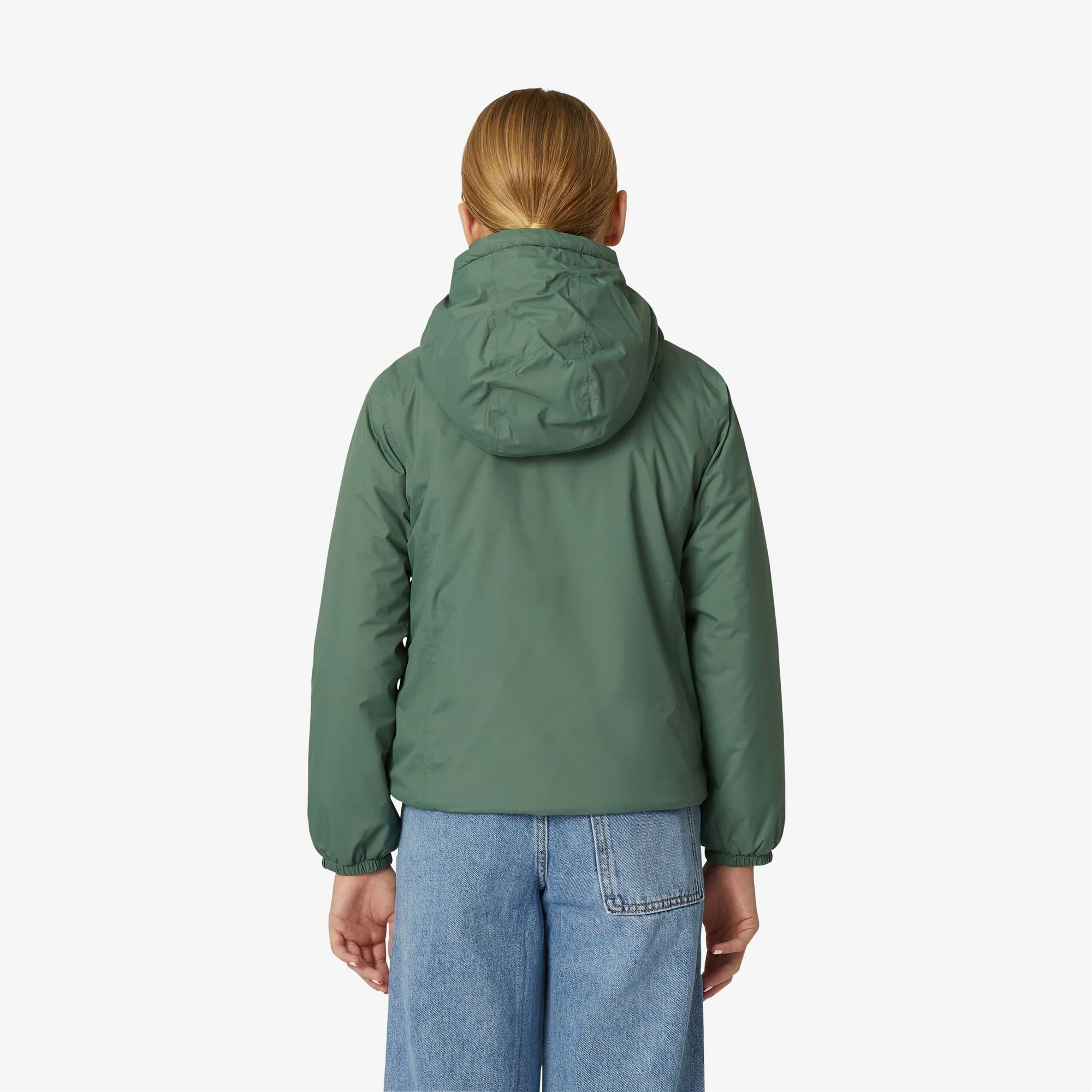P. LILY MICRO RIPSTOP MARMOTTA - Jackets - Short - Girl - GREEN LAUREL-BLUE DEPTH - Image 5