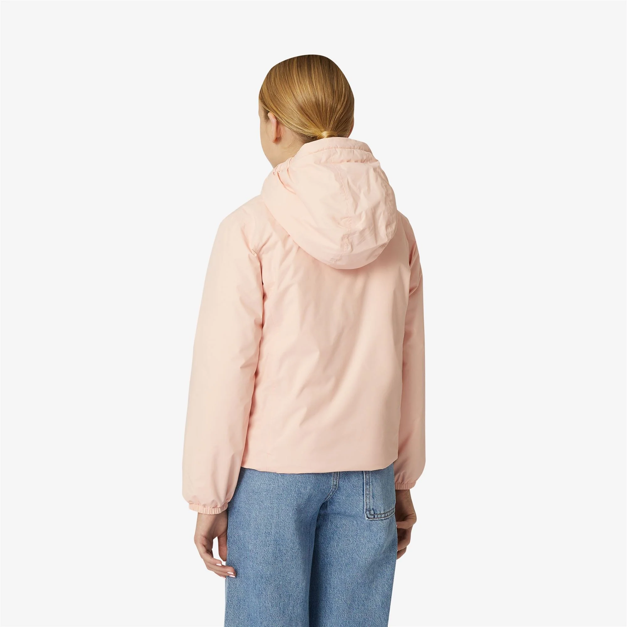 P. LILY MICRO RIPSTOP MARMOTTA - Jackets - Short - Girl - PINK DAFNE-GREY GOAT - Image 5