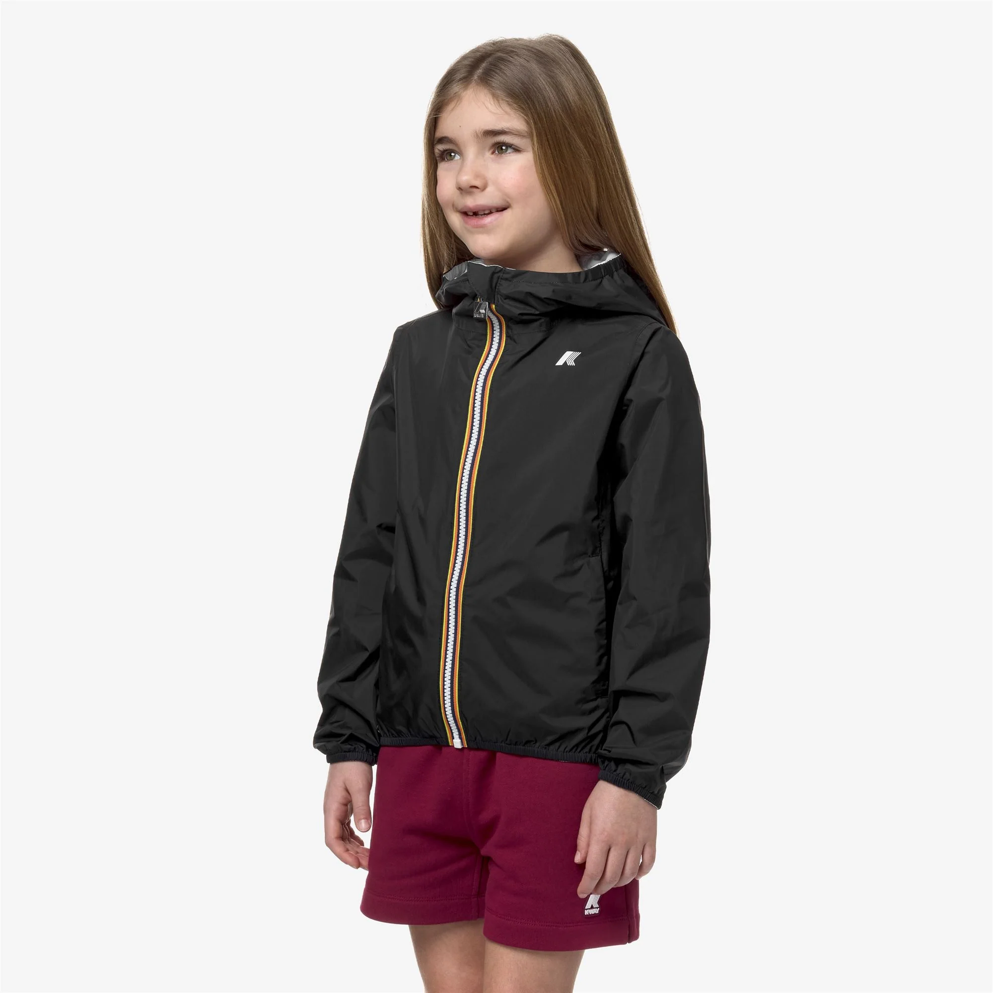 P. LILY PLUS.2 REVERSIBLE - Jackets - Short - Girl - BLACK P-WHITE - Image 5
