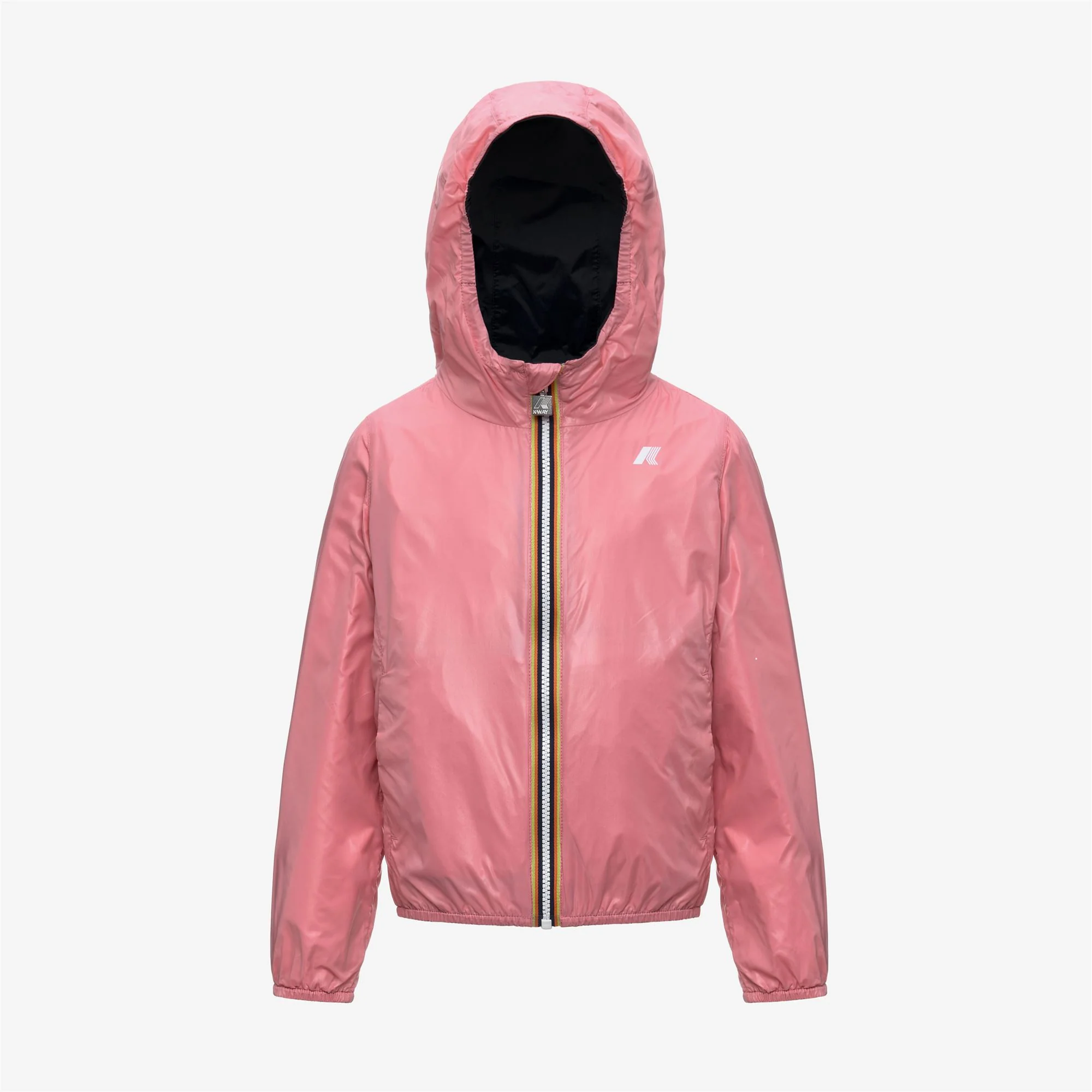 P. LILY PLUS.2 REVERSIBLE - Jackets - Short - Girl - BLACK PURE-PINK GERANIUM - Image 2