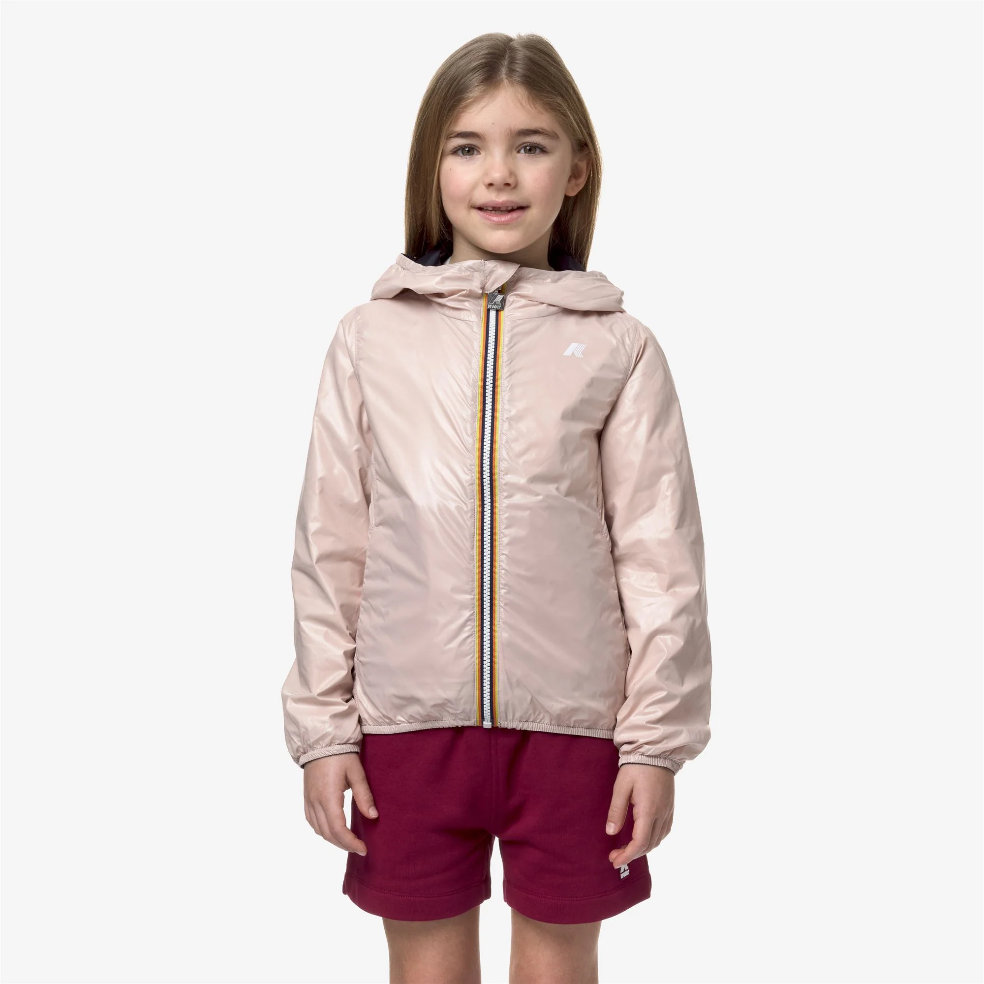 P. LILY PLUS.2 REVERSIBLE - Jackets - Short - Girl - BLUE D-PINK - Image 3