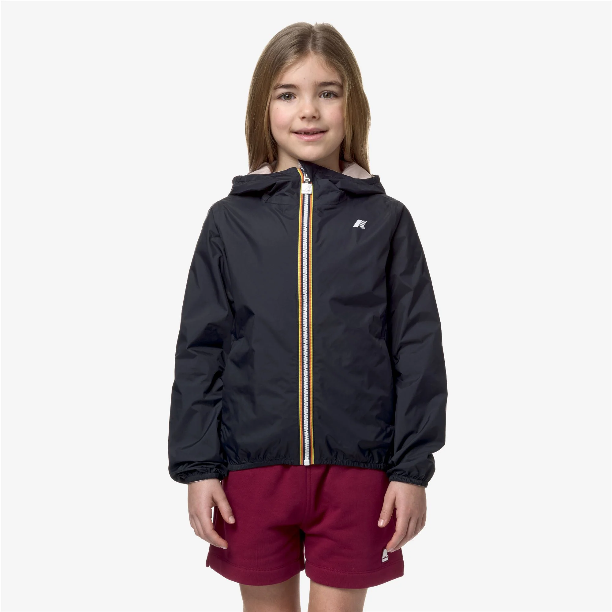 P. LILY PLUS.2 REVERSIBLE - Jackets - Short - Girl - BLUE D-PINK - Image 4