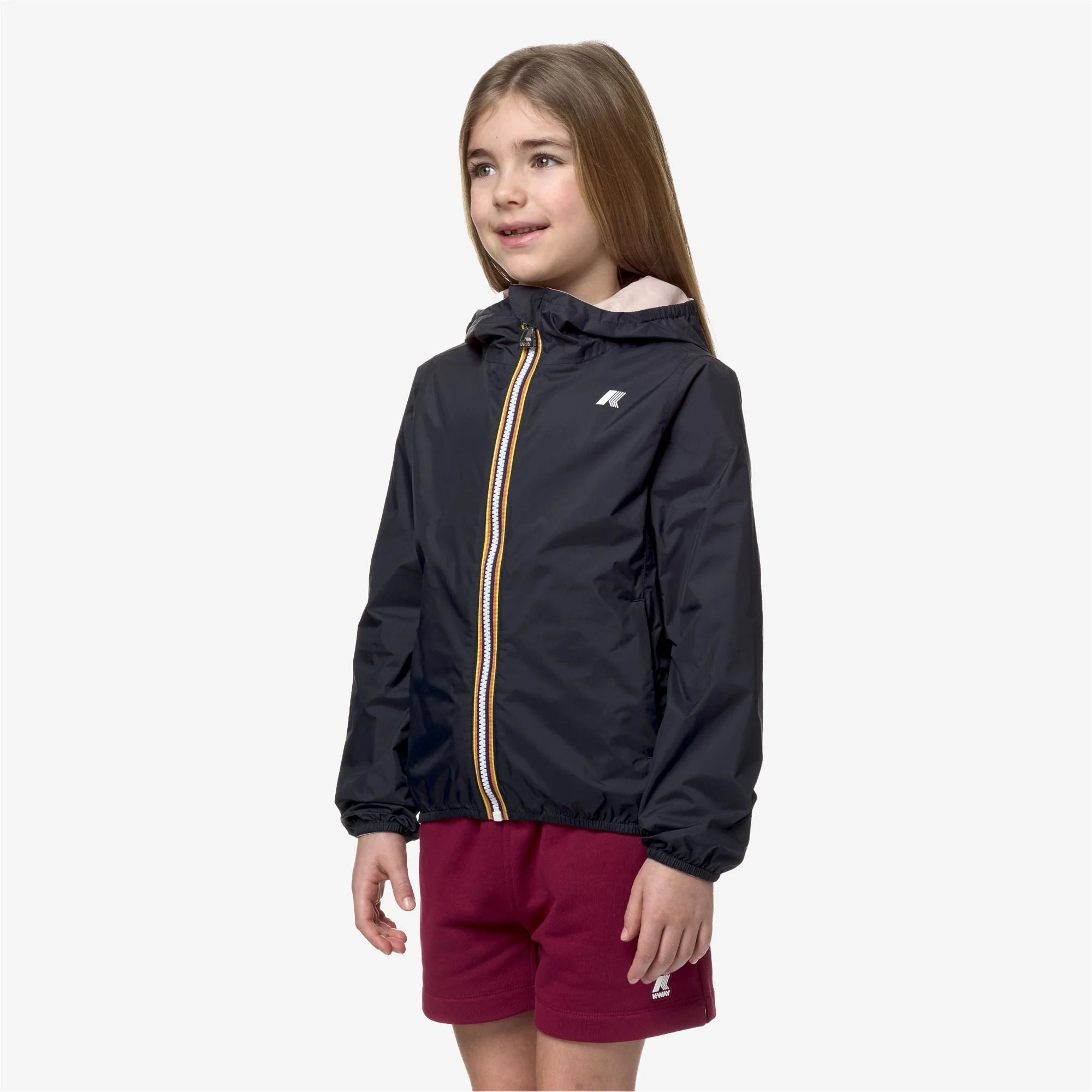P. LILY PLUS.2 REVERSIBLE - Jackets - Short - Girl - BLUE D-PINK - Image 5