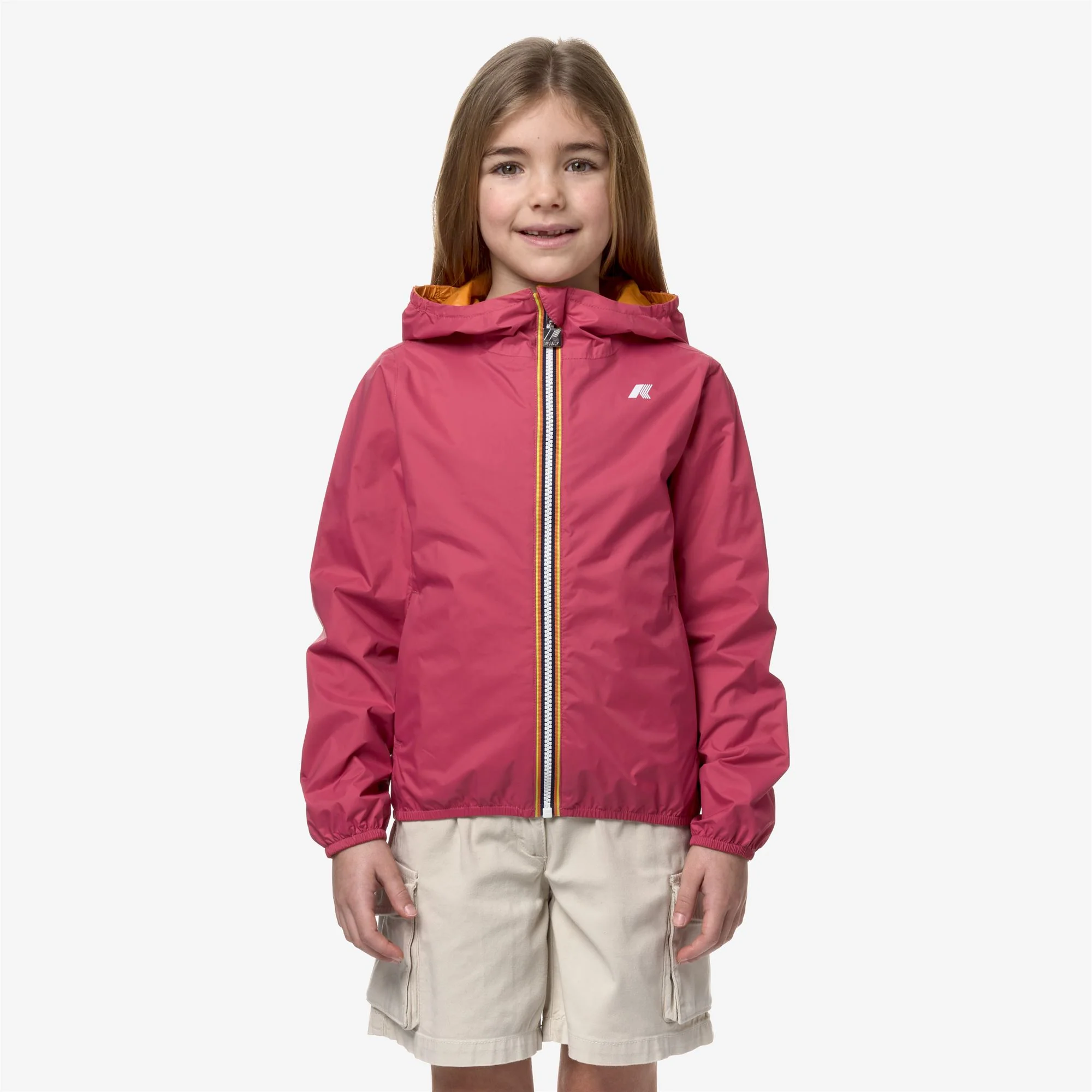 P. LILY PLUS.2 REVERSIBLE - Jackets - Short - Girl - DK PINK-ORANGE MD - Image 4