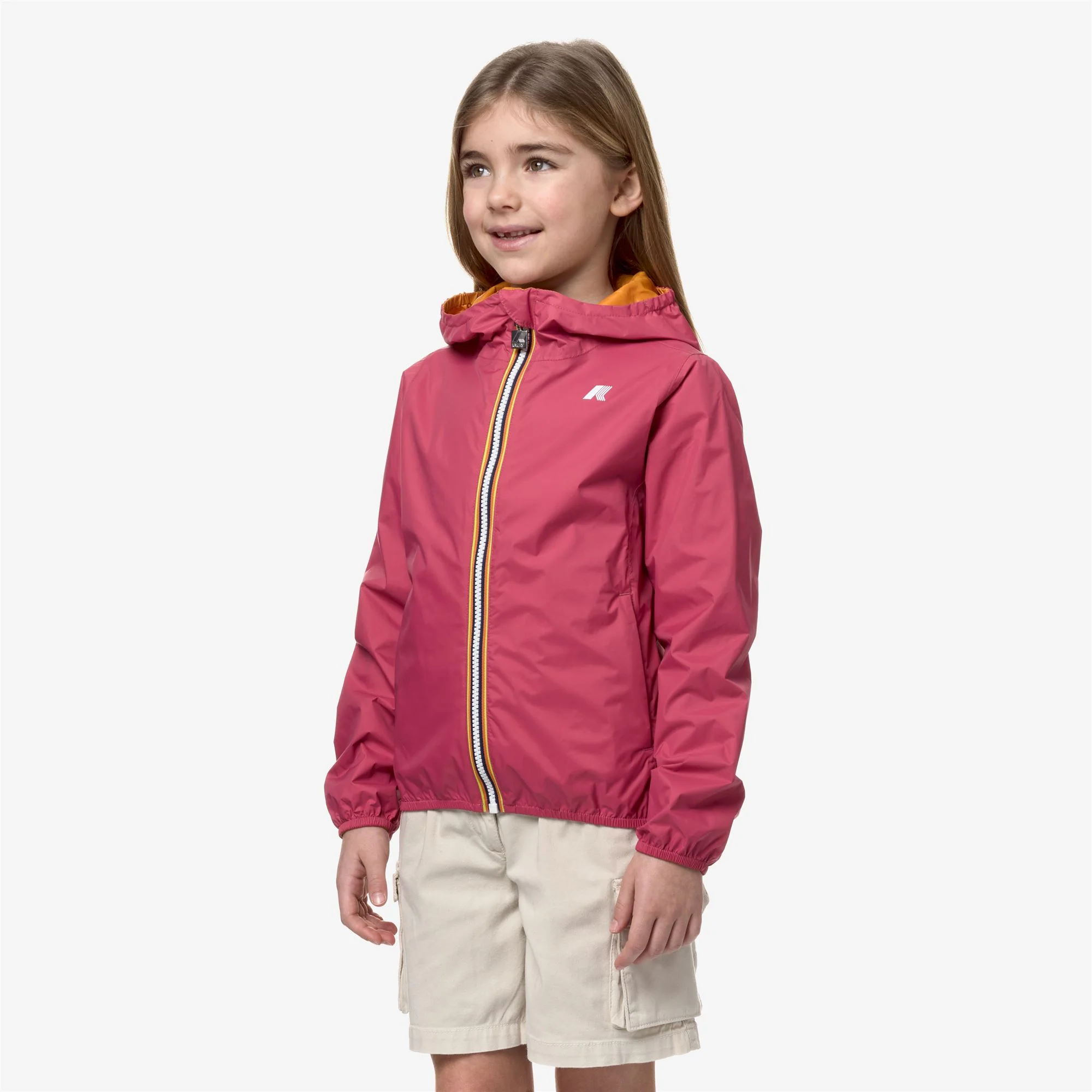 P. LILY PLUS.2 REVERSIBLE - Jackets - Short - Girl - DK PINK-ORANGE MD - Image 5