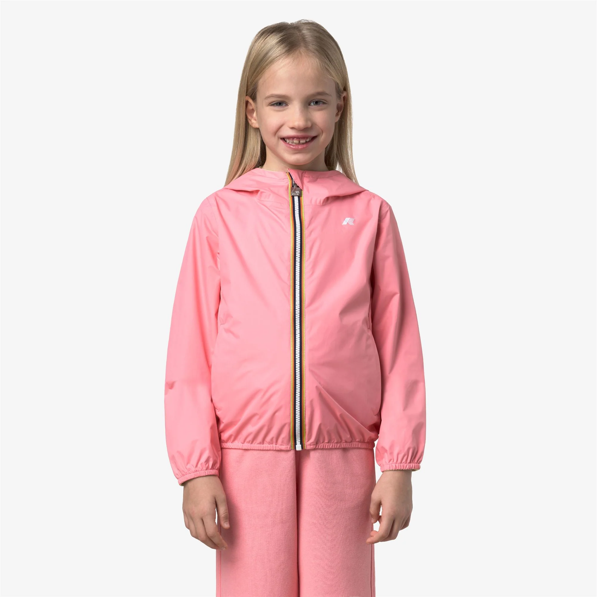 P. LILY PLUS.2 REVERSIBLE - Jackets - Short - Girl - PINK GERANIUM-YELLOW LIME - Image 4