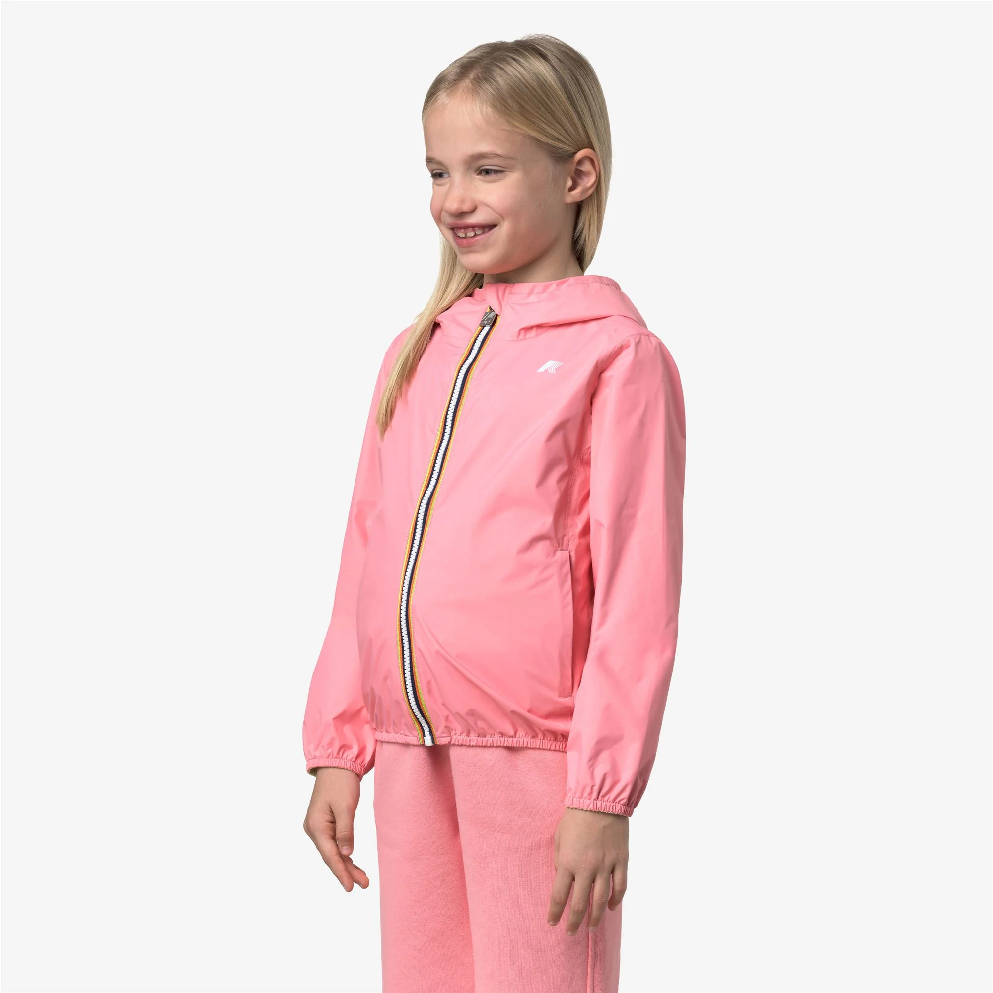 P. LILY PLUS.2 REVERSIBLE - Jackets - Short - Girl - PINK GERANIUM-YELLOW LIME - Image 5