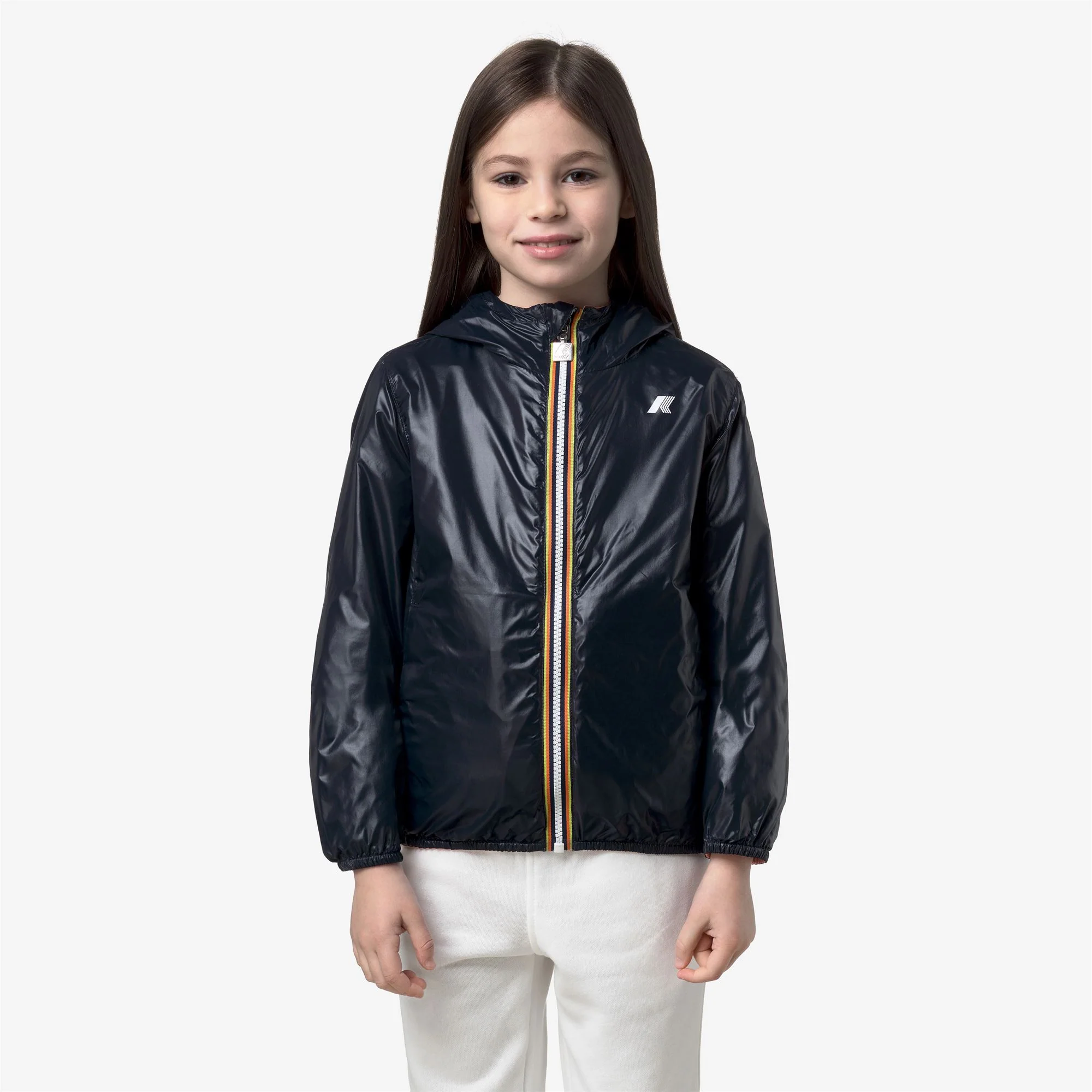 P. LILY PLUS.2 REVERSIBLE - Jackets - Short - Girl - PINK PAMPLEMOUSSE-BLUE DEPTH - Image 3