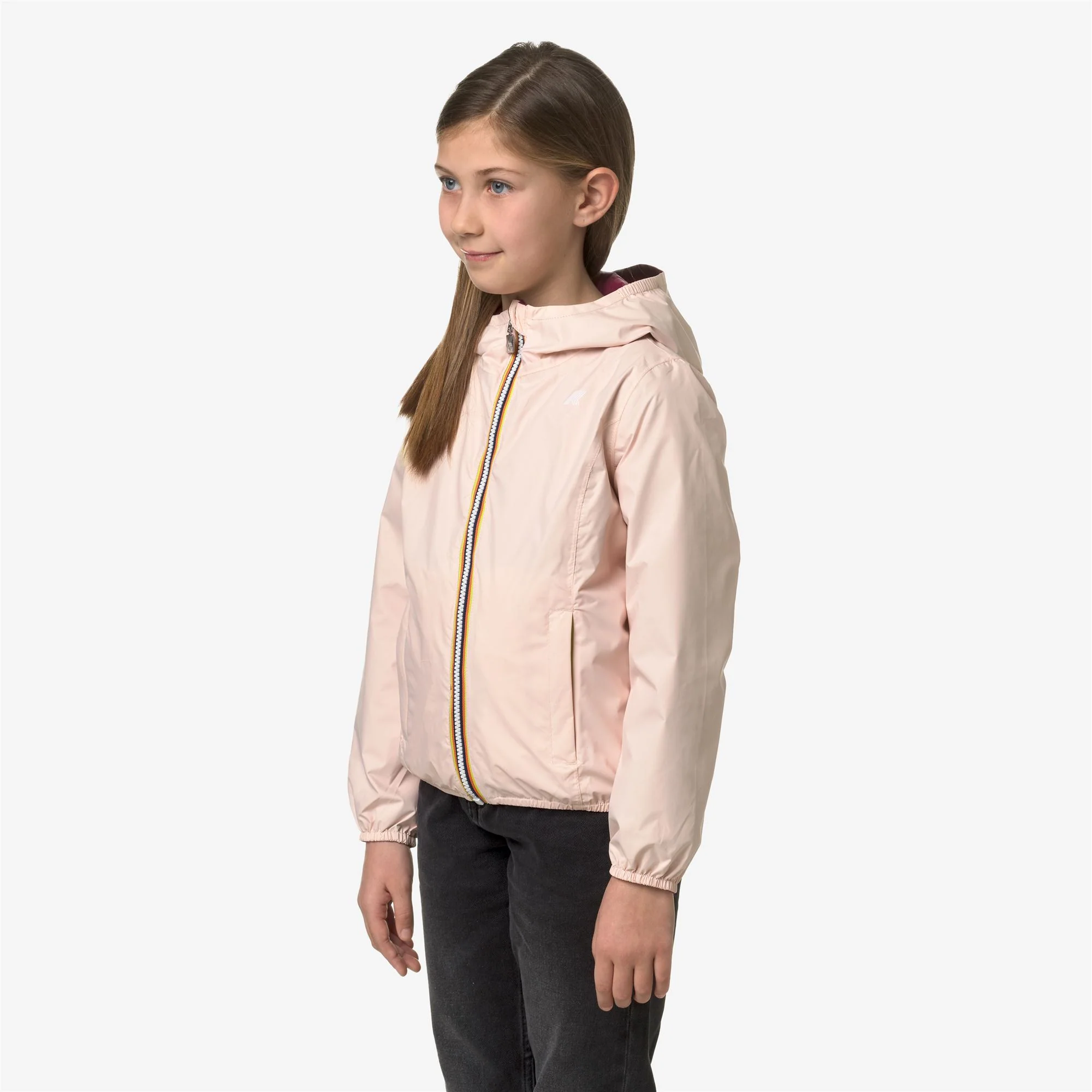 P. LILY PLUS.2 REVERSIBLE - Jackets - Short - Girl - PINK GARDENIA-RED DK - Image 5
