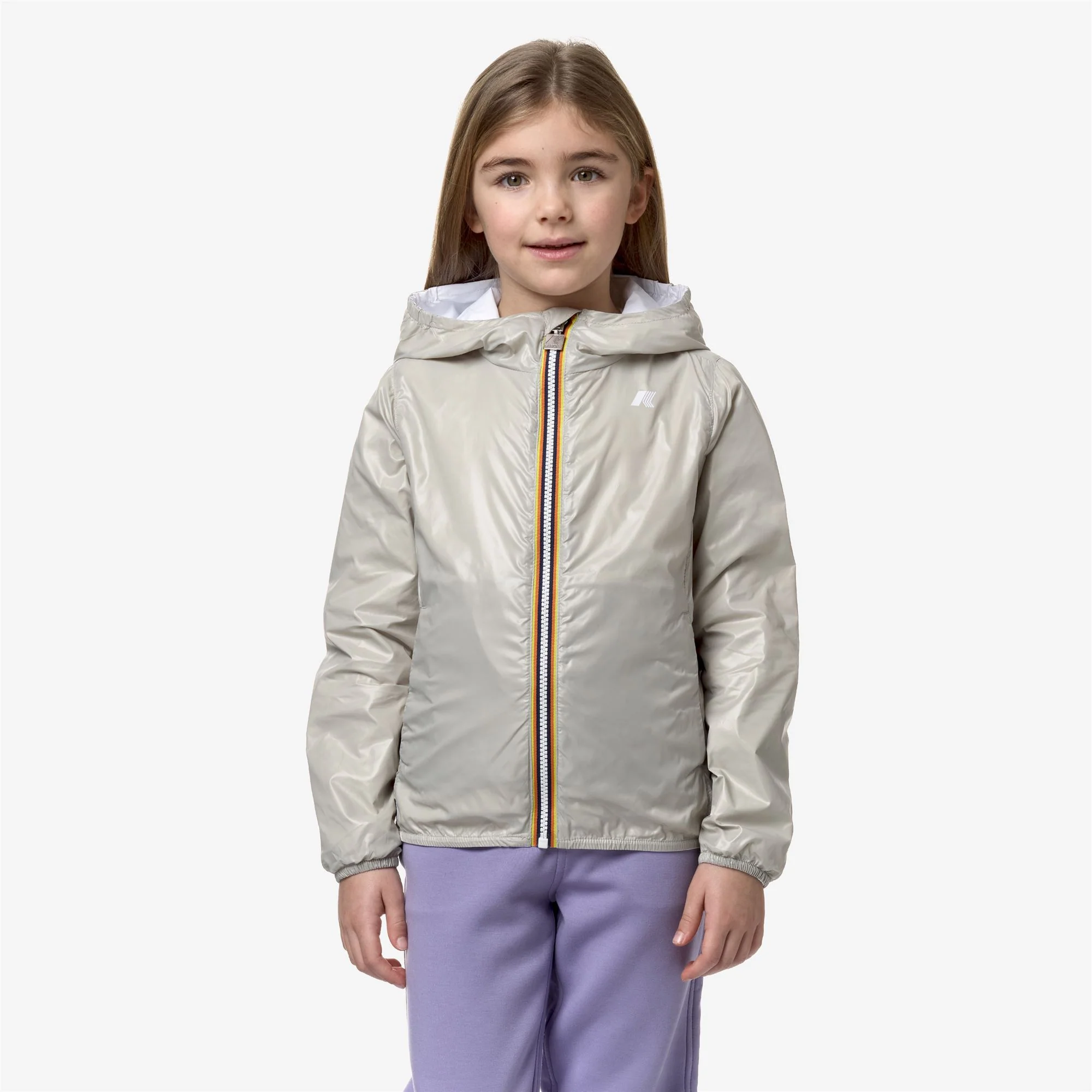 P. LILY PLUS.2 REVERSIBLE - Jackets - Short - Girl - WHITE-BEIGE - Image 3