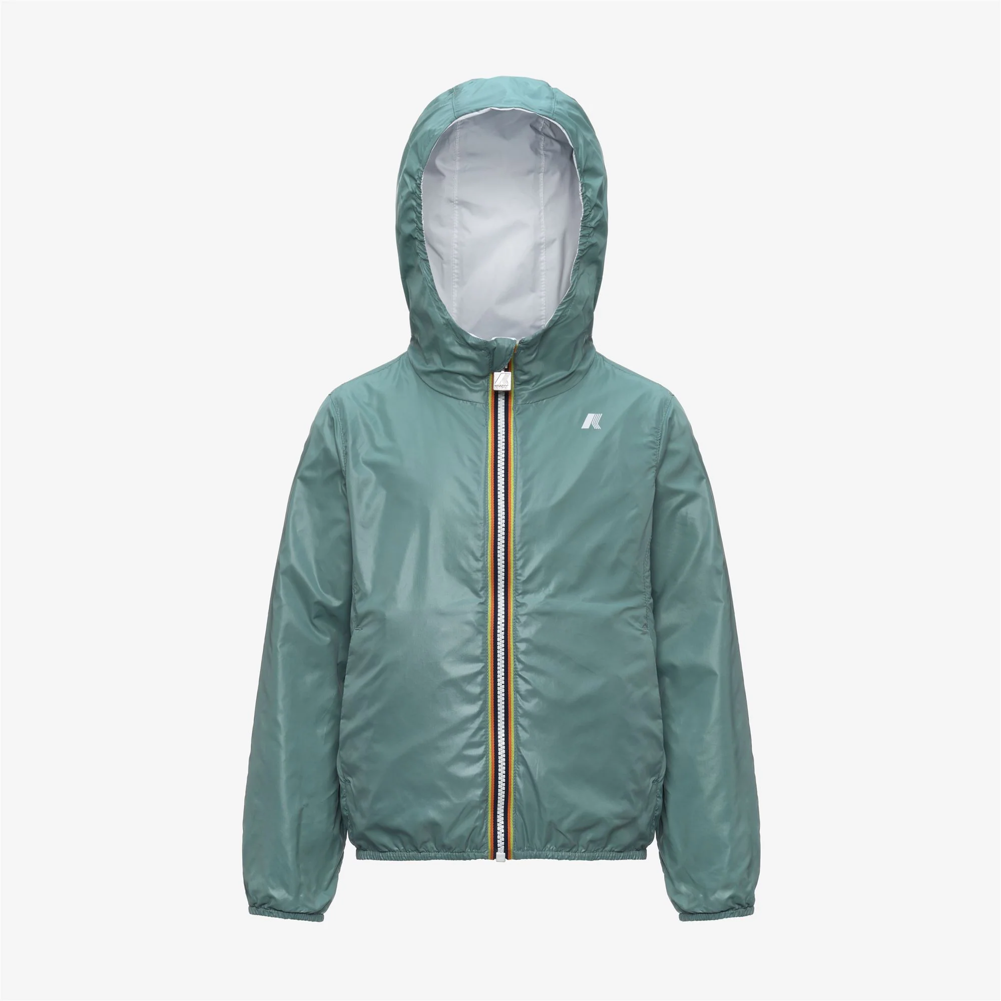 P. LILY PLUS.2 REVERSIBLE - Jackets - Short - Girl - WHITE-GREEN MINE - Image 2