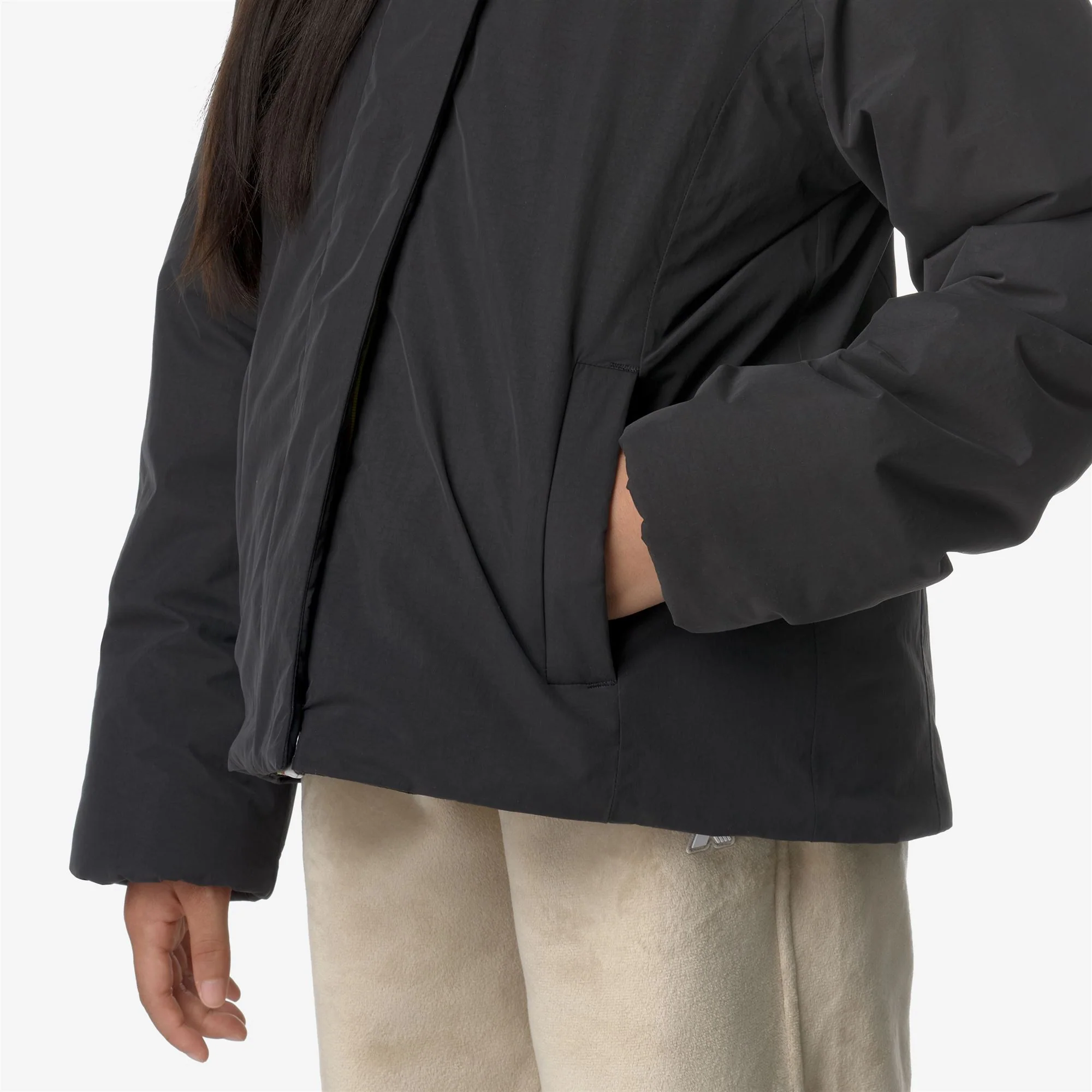 P. LILY SOFT TOUCH MARMOTTA - Jackets - Short - Girl - BLACK P-BLUE A - Image 2