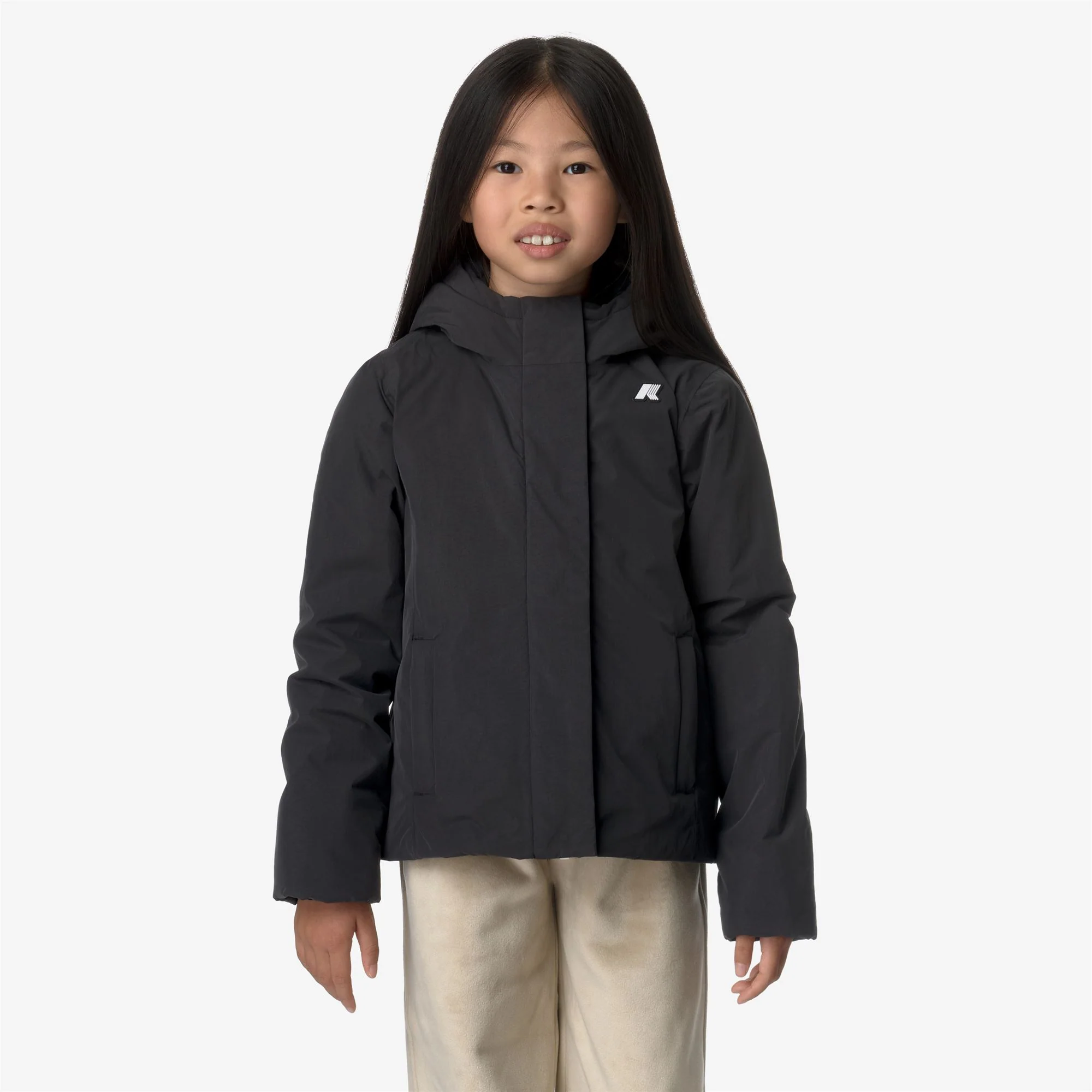 P. LILY SOFT TOUCH MARMOTTA - Jackets - Short - Girl - BLACK P-BLUE A - Image 3