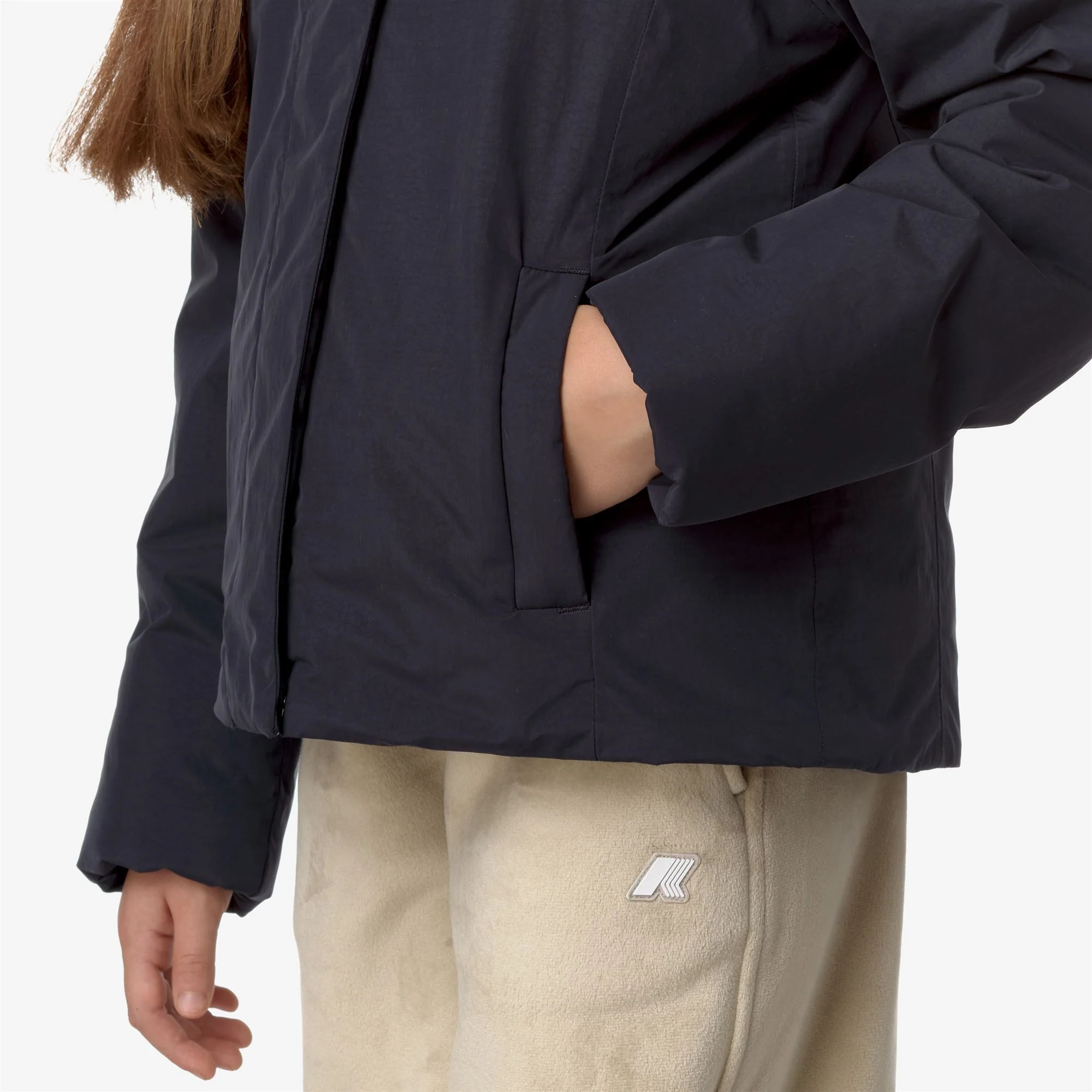 P. LILY SOFT TOUCH MARMOTTA - Jackets - Short - Girl - BLUE D-BLUE A - Image 2